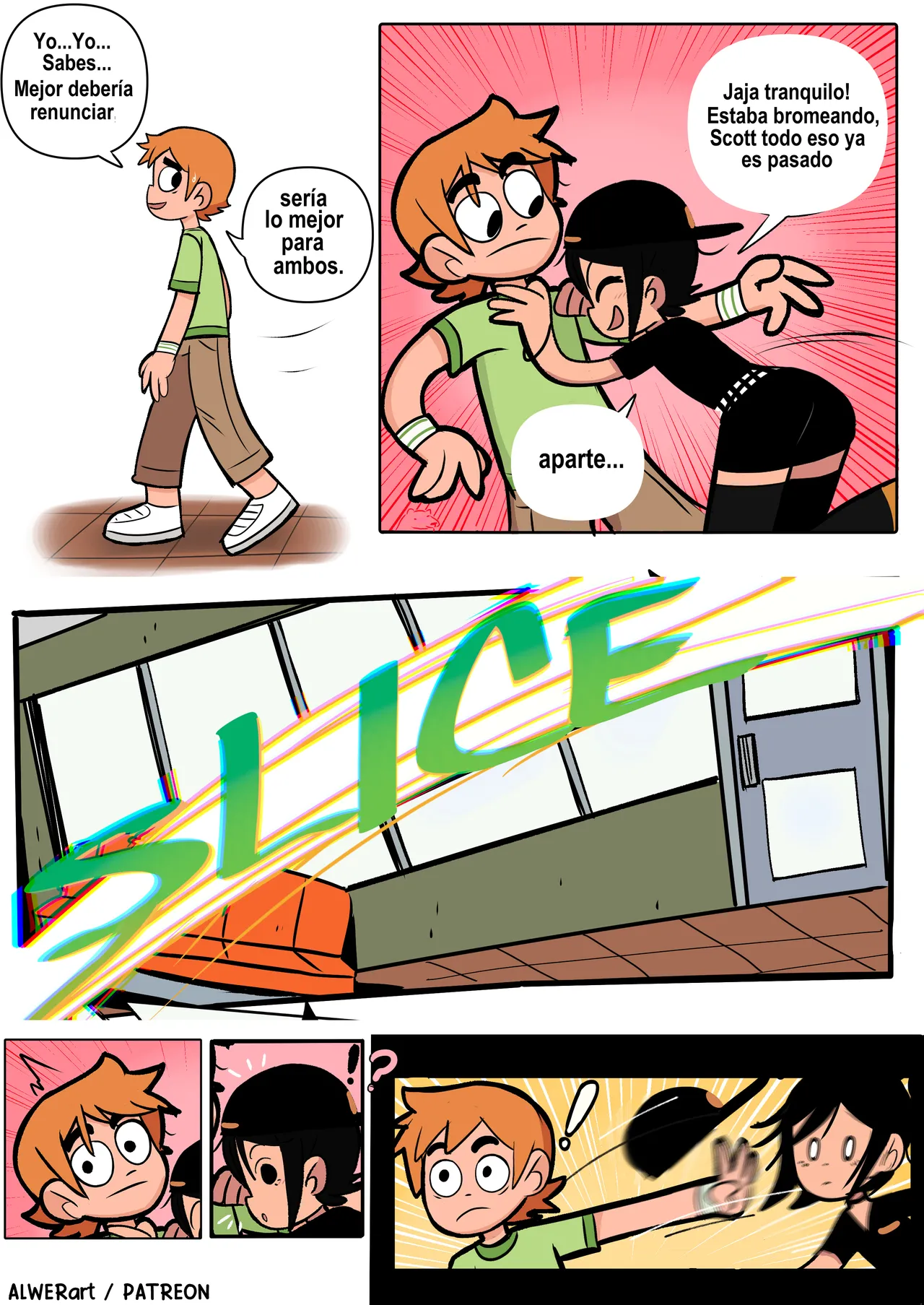 Scott pilgrim tiene Trabajo page 10 full