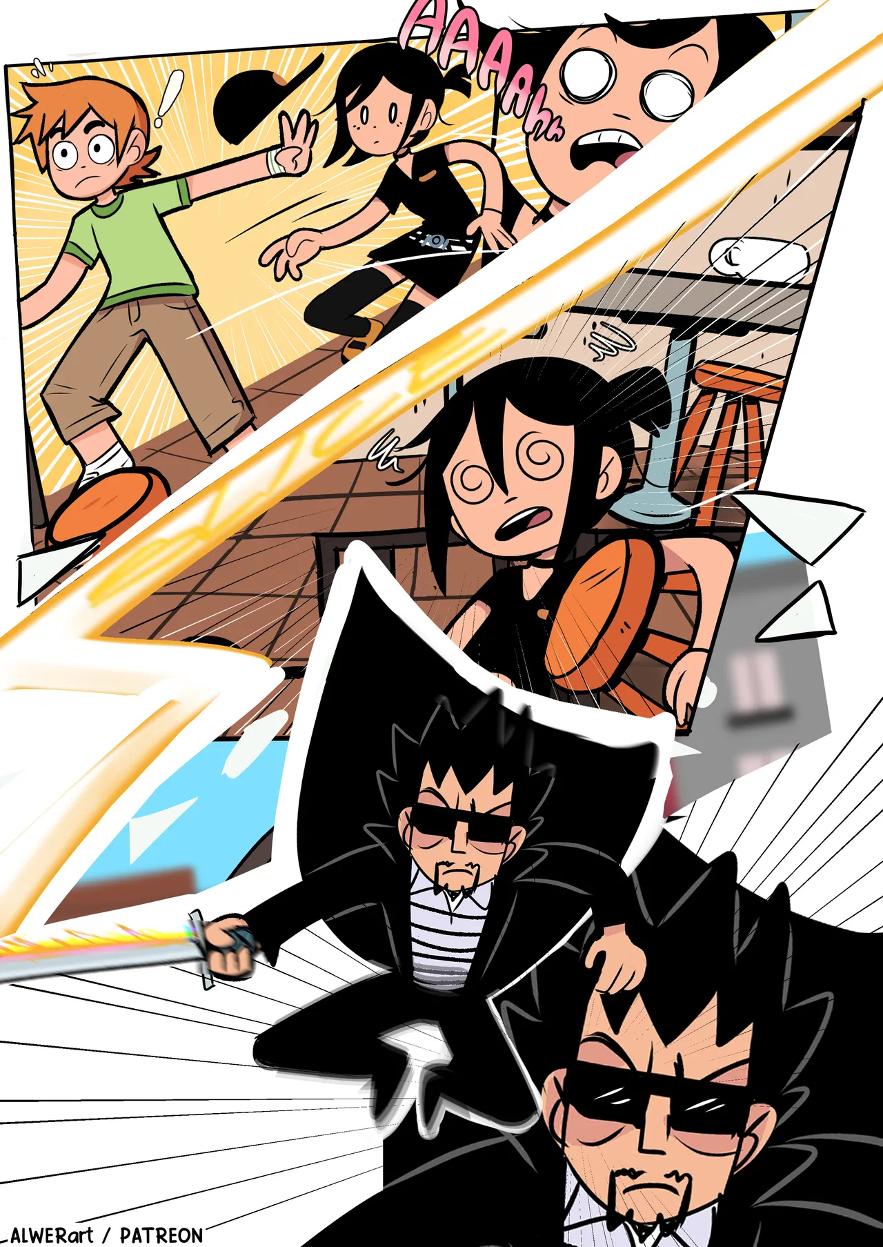 Scott pilgrim tiene Trabajo page 11 full