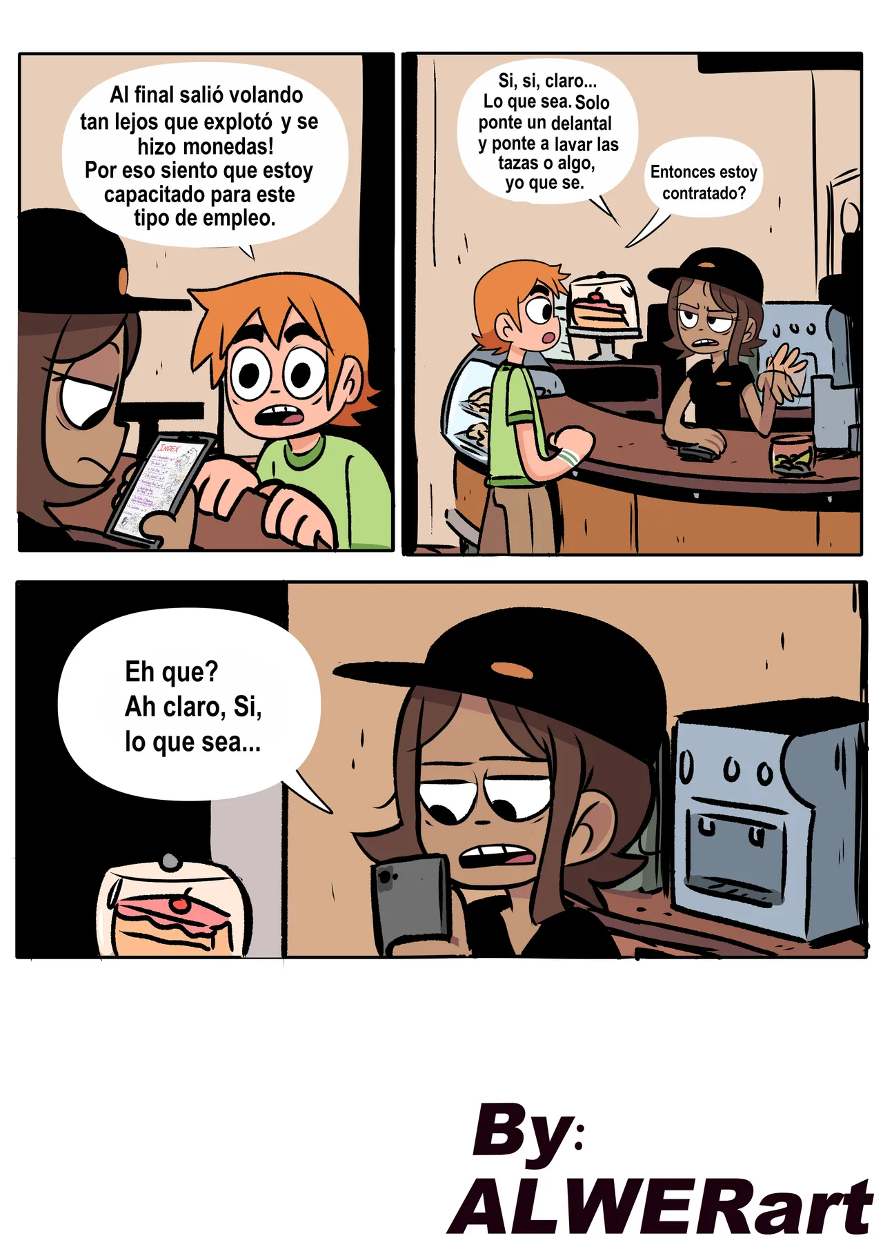 Scott pilgrim tiene Trabajo page 4 full