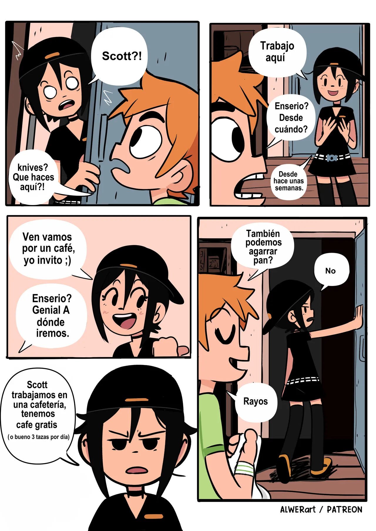 Scott pilgrim tiene Trabajo page 7 full