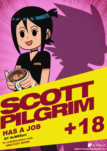 [ALWERart] Scott pilgrim tiene Trabajo cover