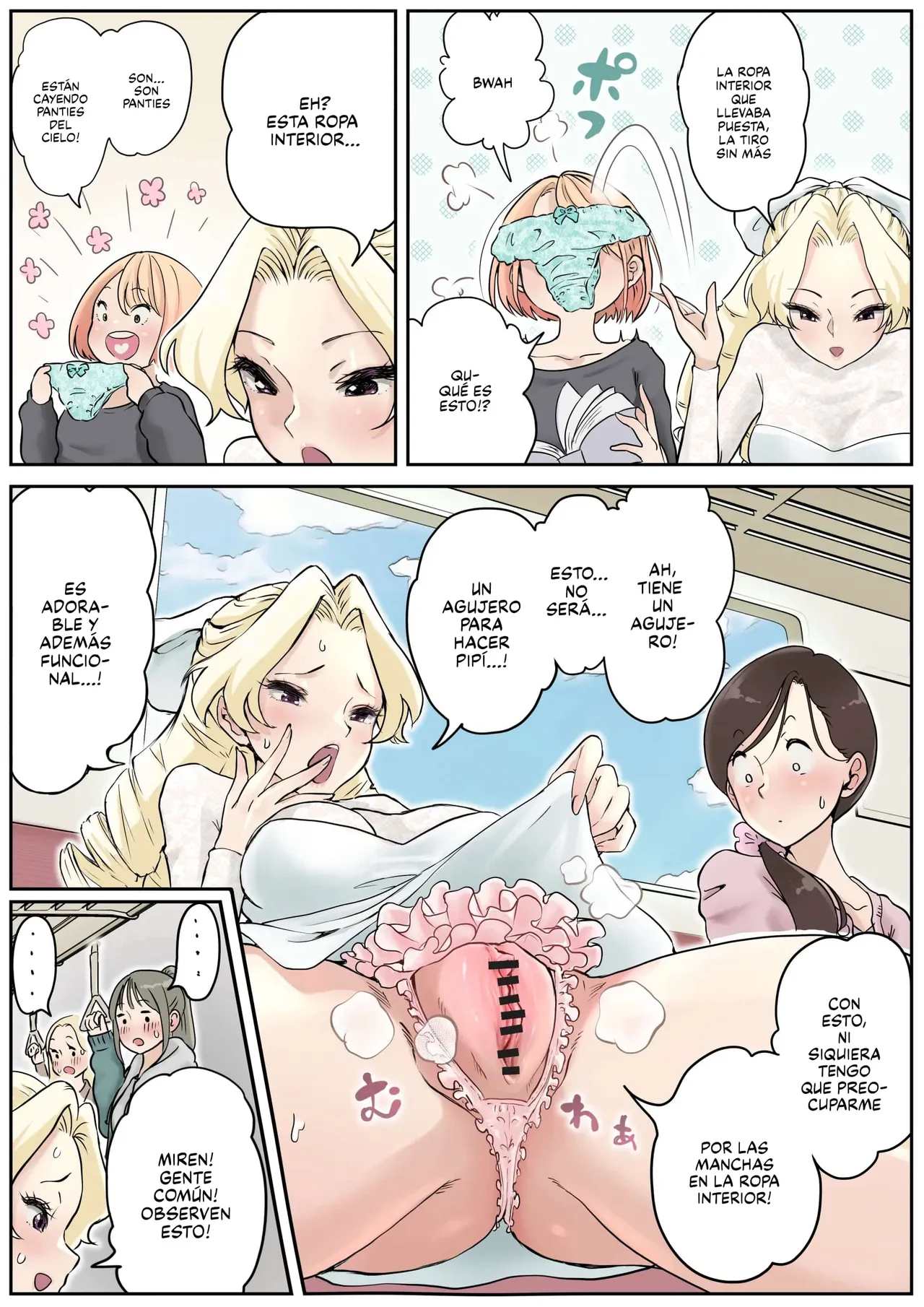 Futayuri - Muchi na Ojou-sama to Futanari Musume｜Futayuri, Una Joven Dama Inocente y una Chica Futanari page 4 full