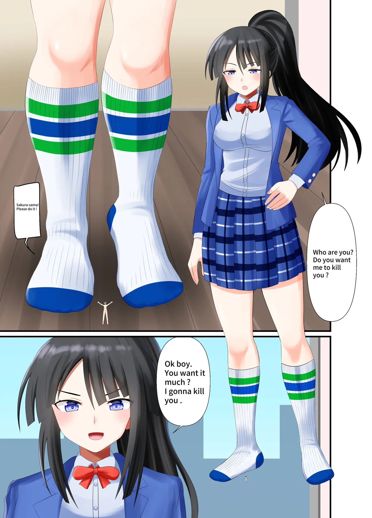 Crushed under white knee-highs page 11 full