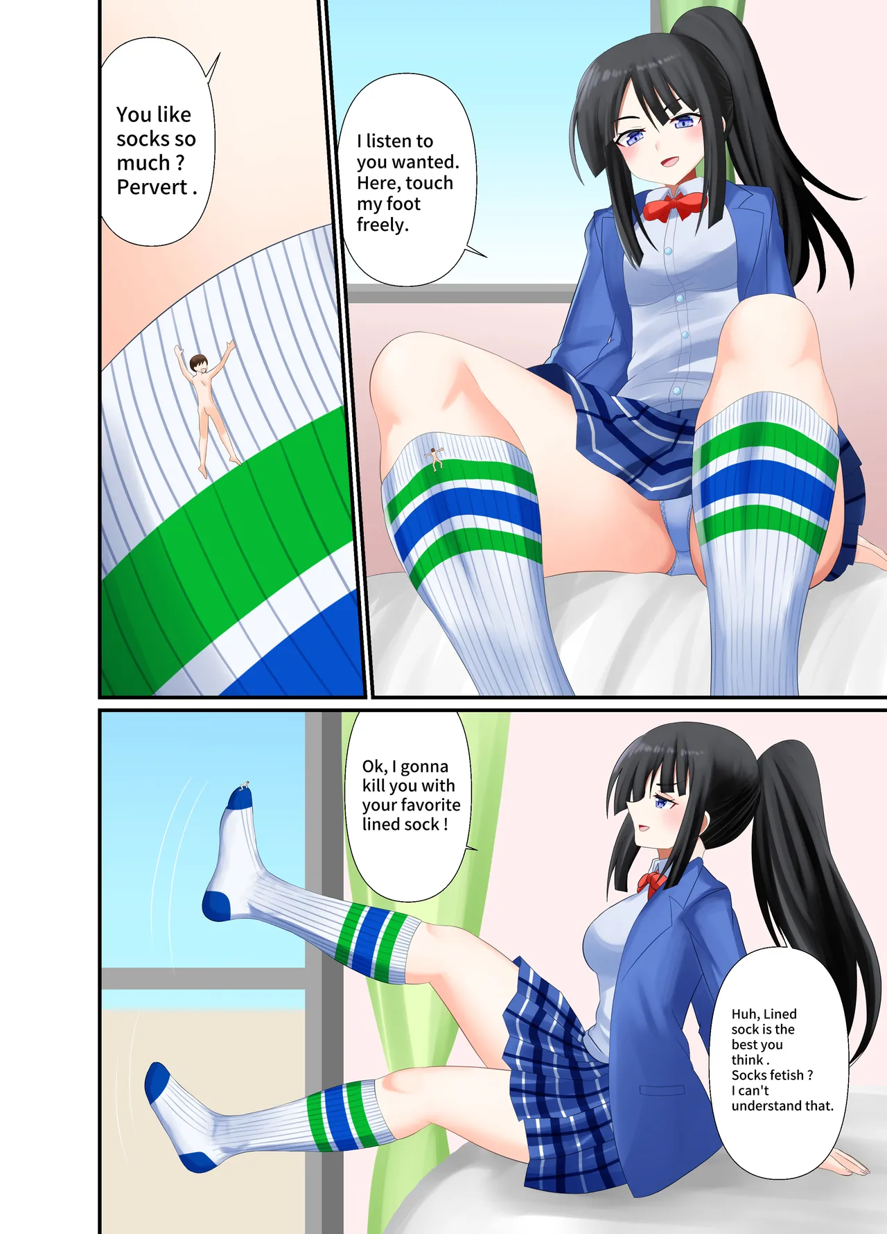 Crushed under white knee-highs page 12 full