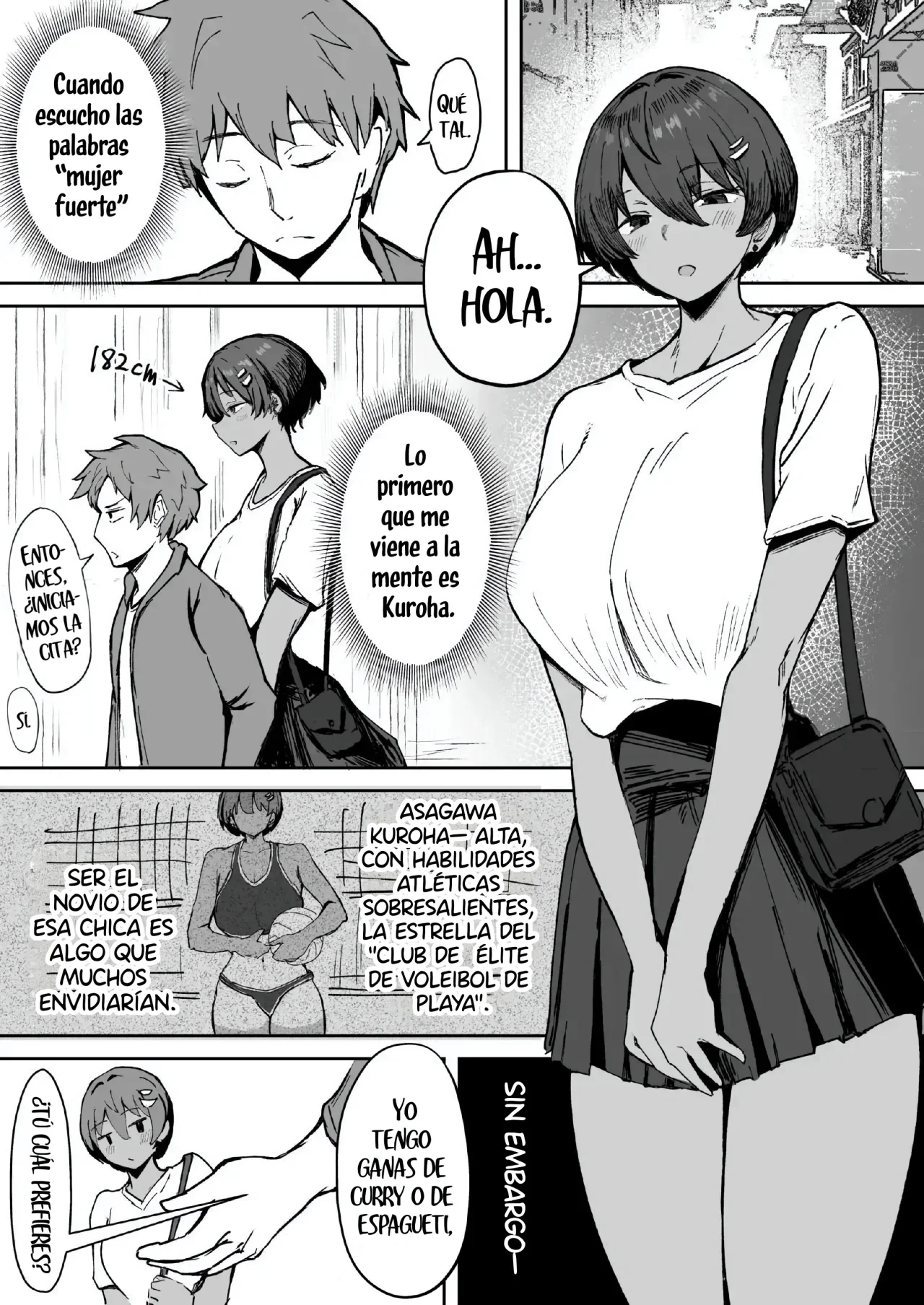 Tsuyoi Kanojo｜Una Novia Fuerte page 1 full