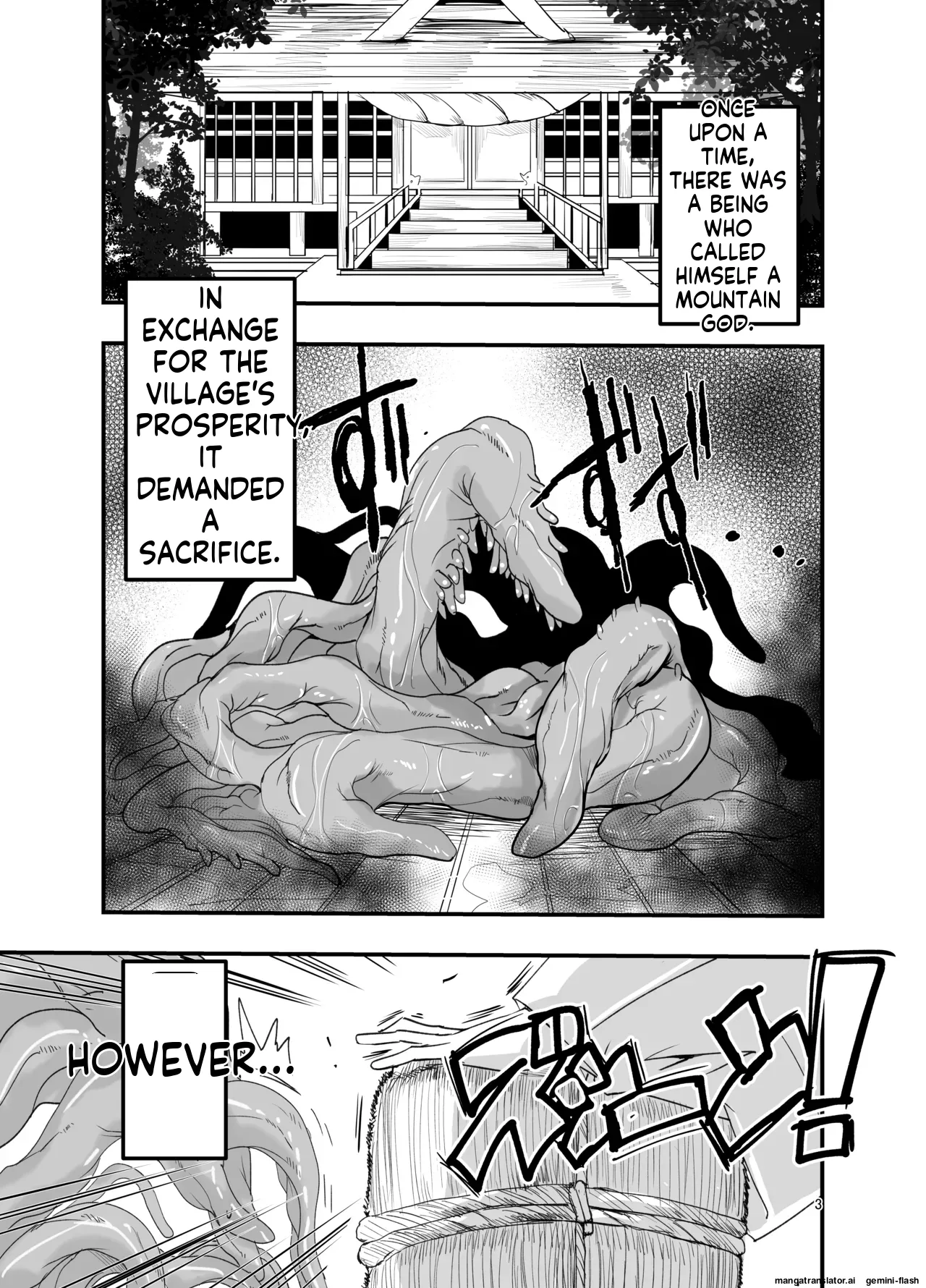 Shokushu wa  Nie ni  Wakarasetai! |  Tentacles want to make the sacrifice understand! page 3 full