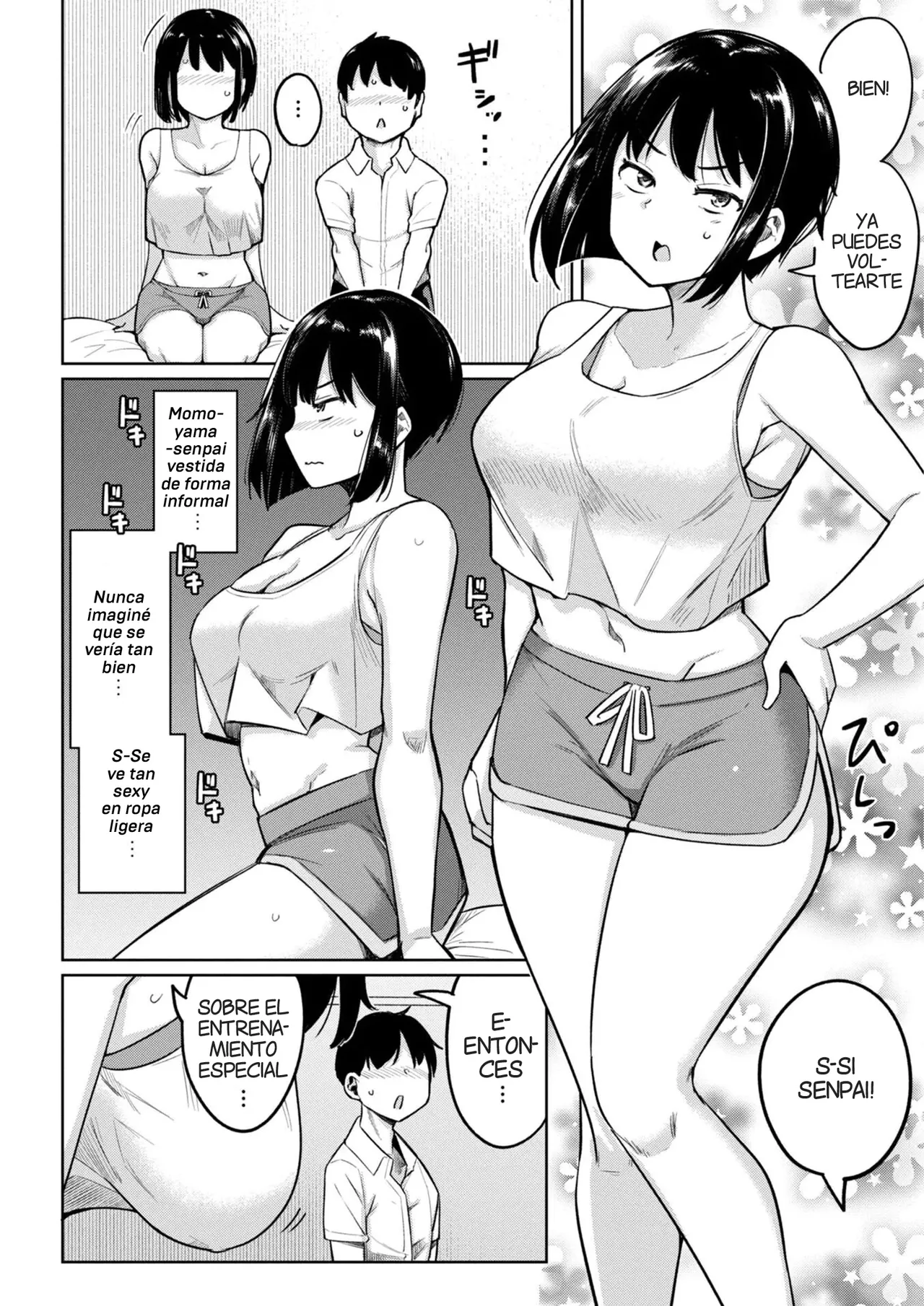 Kouhai Amayakashi Harem in Fuuki Iinkai Ch. 4 | Un Kouhai mimado por un Haren en el Comite de la Moral Publica page 6 full