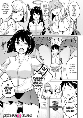 [Ippongui] Kouhai Amayakashi Harem in Fuuki Iinkai Ch. 4 | Un Kouhai mimado por un Haren en el Comite de la Moral Publica (Cap.4) [Spanish] [Harenchi no Fansub] [Digital] cover