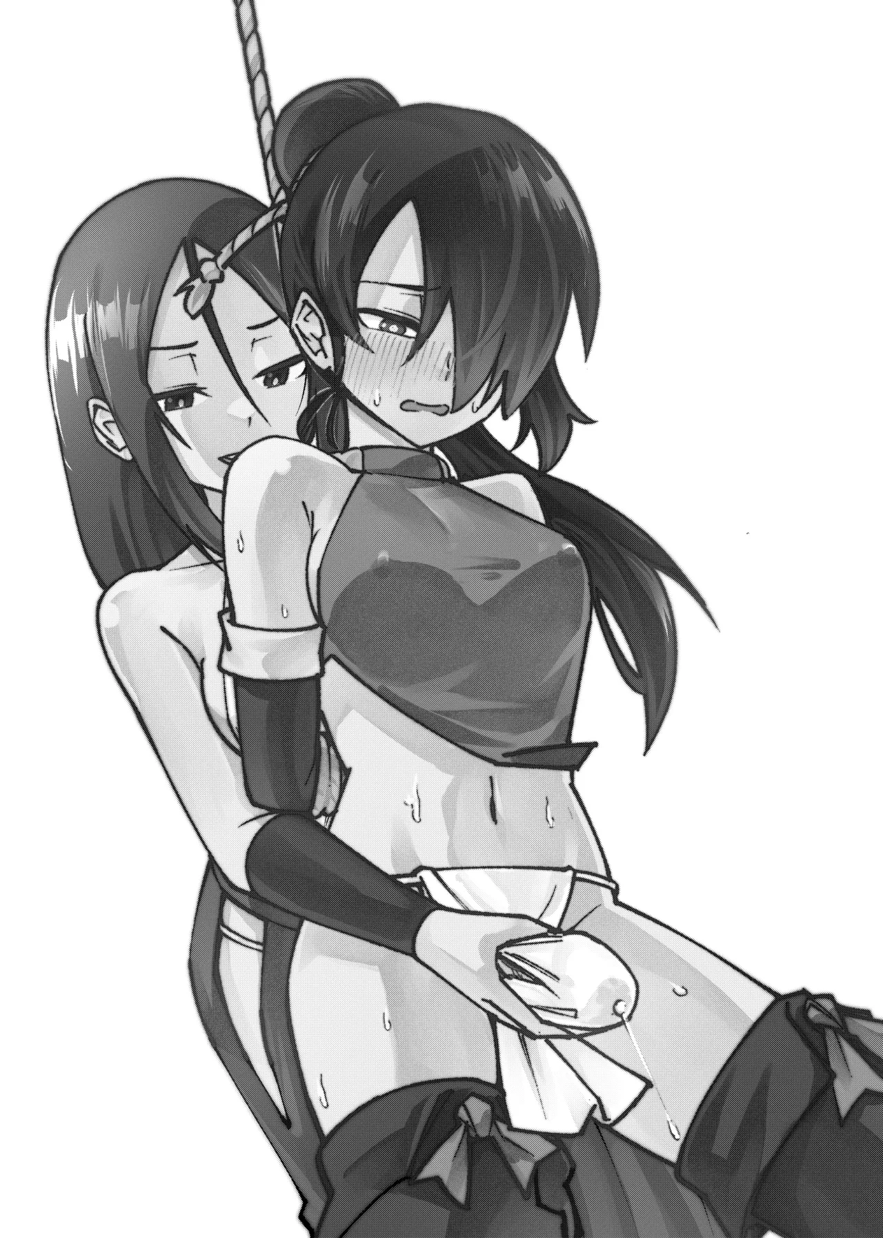 ふたなり化くノ一○問 ～○問耐性持ちくノ一 初めてのペニス責め～ page 2 full