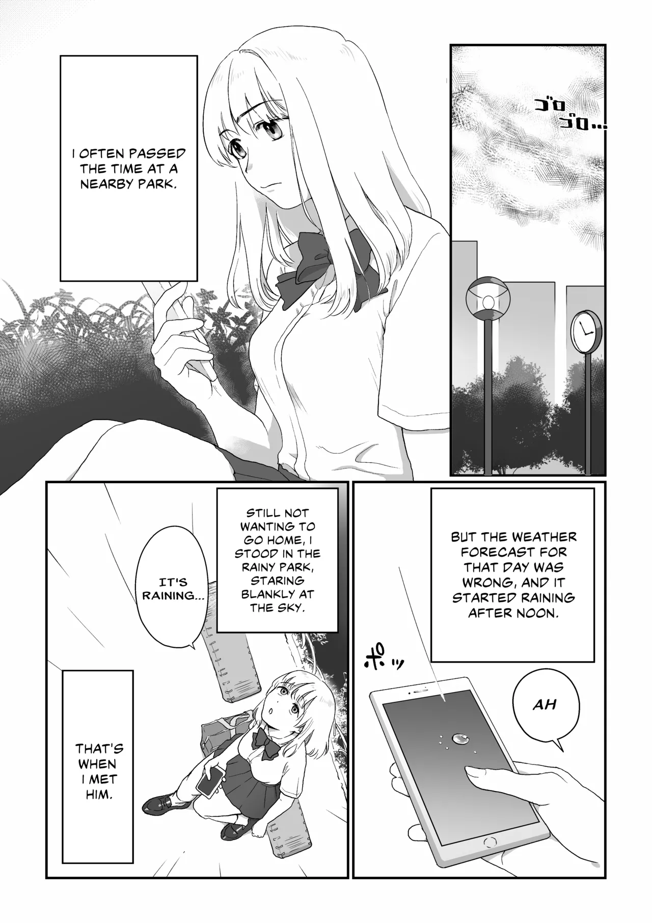 Nagasare Joshi 1 Ame no Hi Hen | Gullible Girl 1: Rainy Day page 3 full