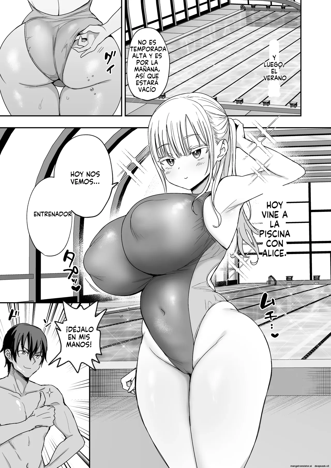 Hermanastra tetona, la clase de natación de Alice page 6 full