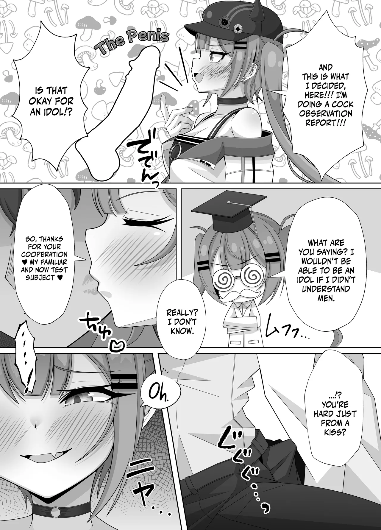 Tokoyami Towa no Ochinchin Jiyuu Kenkyuu! | Tokoyami Towa's Free Dick Research! page 3 full