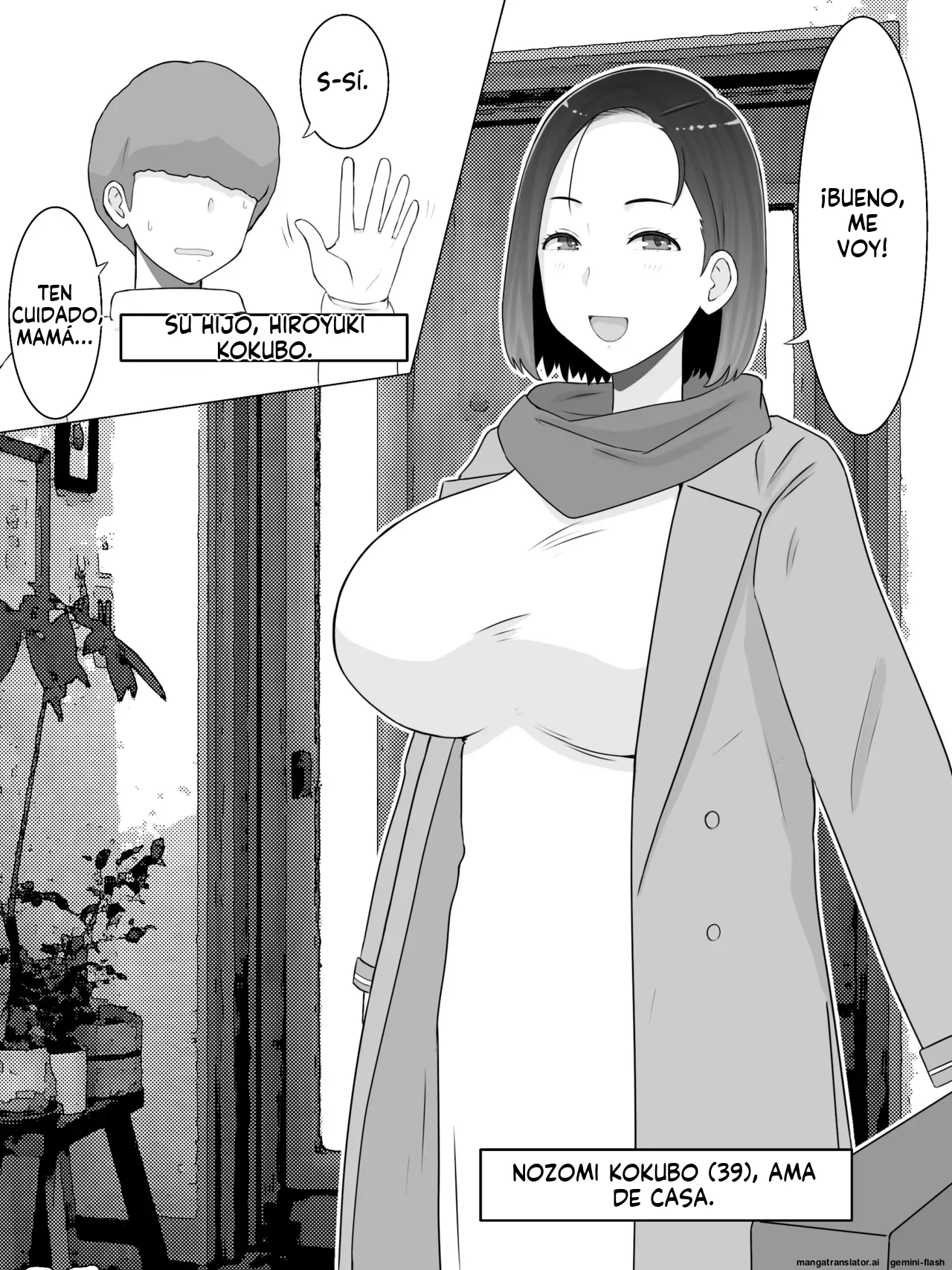 Hanshoku Haha 4 Musuko no Doukyuusei to Ero Onsen de Kozukuri Shimasu  MTL page 3 full