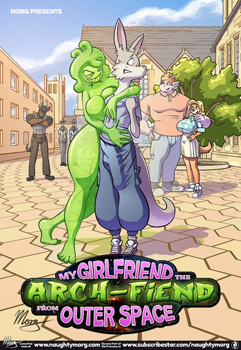 [NaughtyMorg] My Girlfriend the Arch-Fiend from Outer Space: Chapter 1 cover