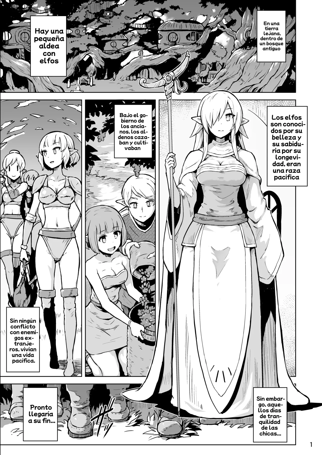 Inyoku ni Kuruishi Elf-tachi no Uta｜La canción de las Locas-lacivas Elfas page 2 full