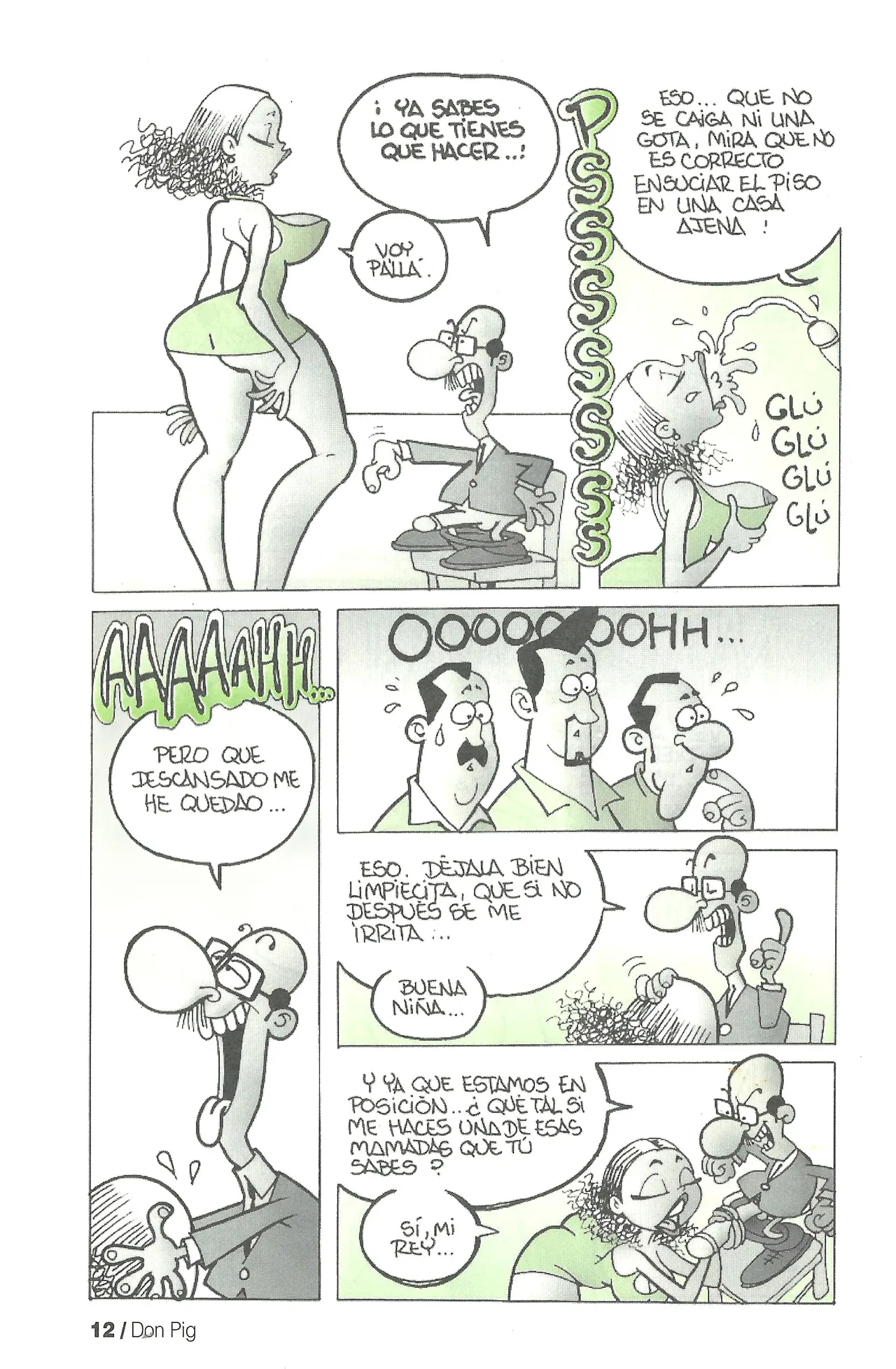DON PIG COMIX  - 24 suplemento de la Revista 100% page 12 full