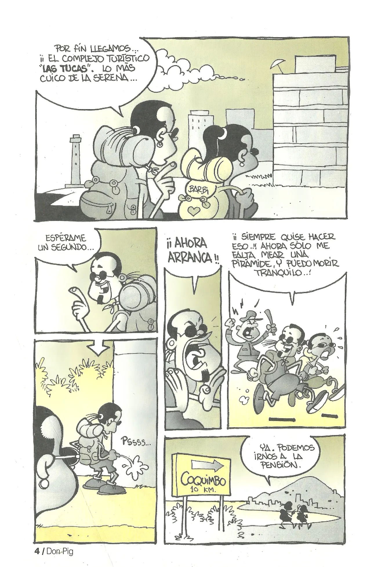 DON PIG COMIX  - 24 suplemento de la Revista 100% page 4 full