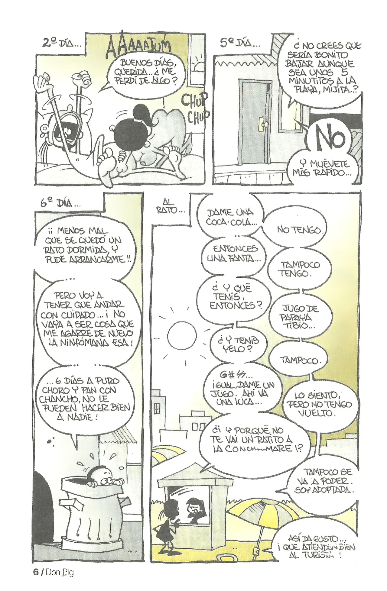 DON PIG COMIX  - 24 suplemento de la Revista 100% page 6 full