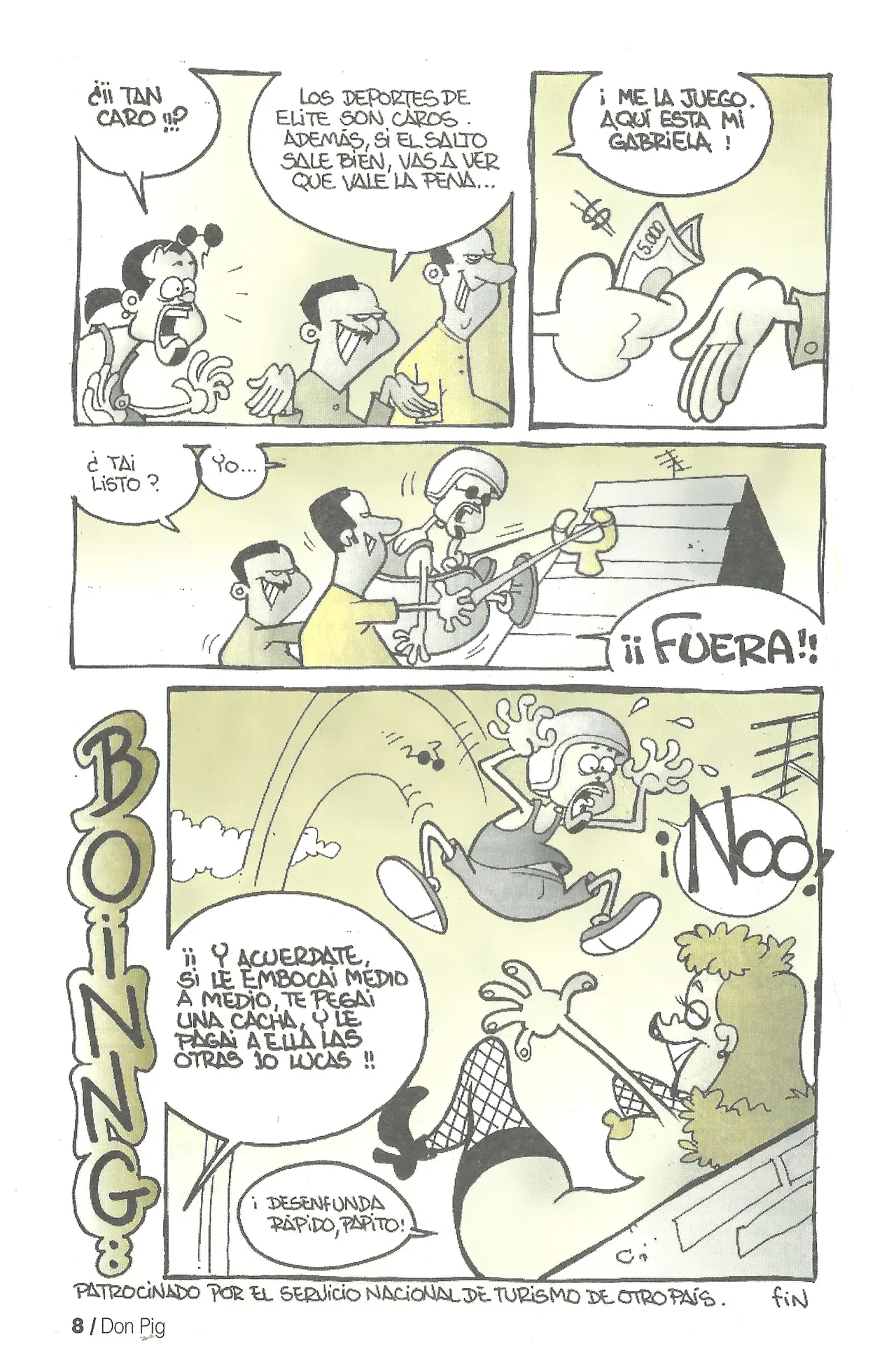 DON PIG COMIX  - 24 suplemento de la Revista 100% page 8 full