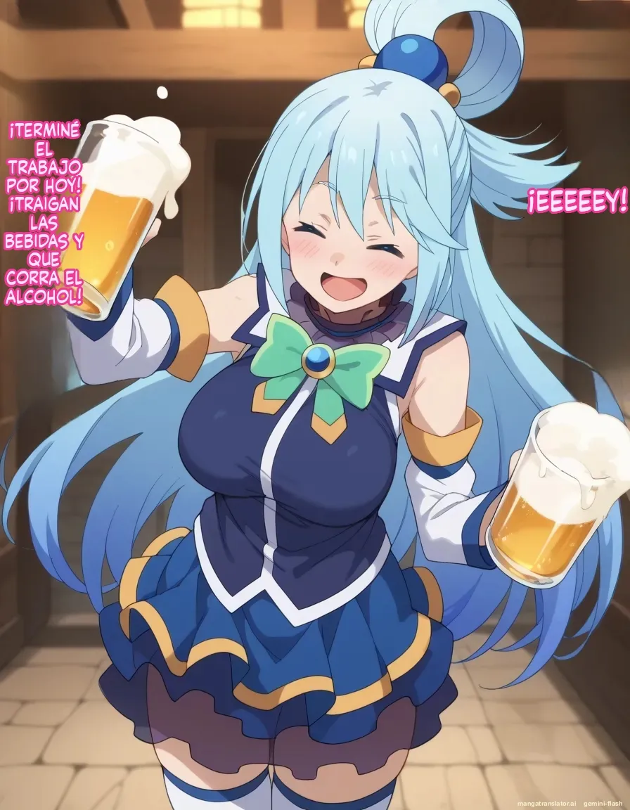 Michibata de Deisui Shiteru Aqua-sama ni Mizu ni Jouka Dekinai Kurai Kotteri Zaamen Sosoide Mudan Haramase Shichau Hanashi  MTL page 3 full