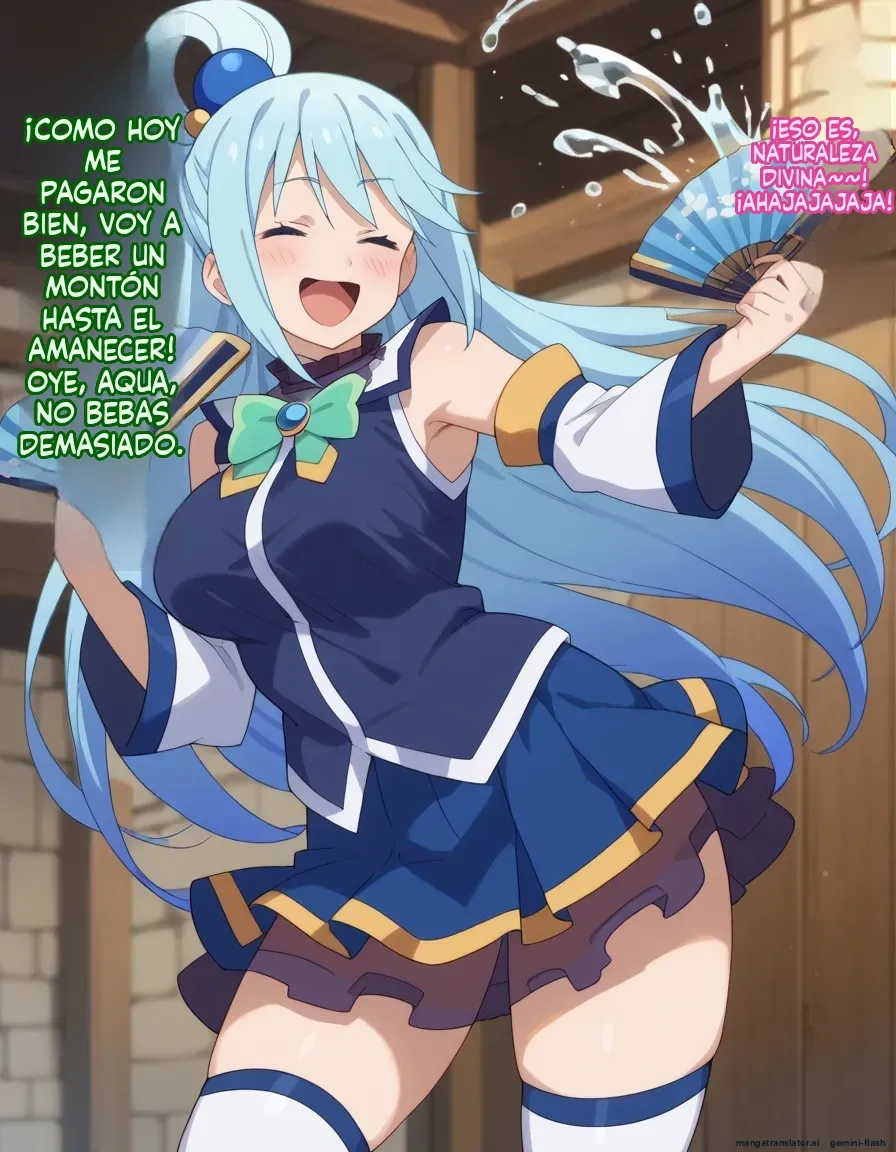 Michibata de Deisui Shiteru Aqua-sama ni Mizu ni Jouka Dekinai Kurai Kotteri Zaamen Sosoide Mudan Haramase Shichau Hanashi  MTL page 4 full