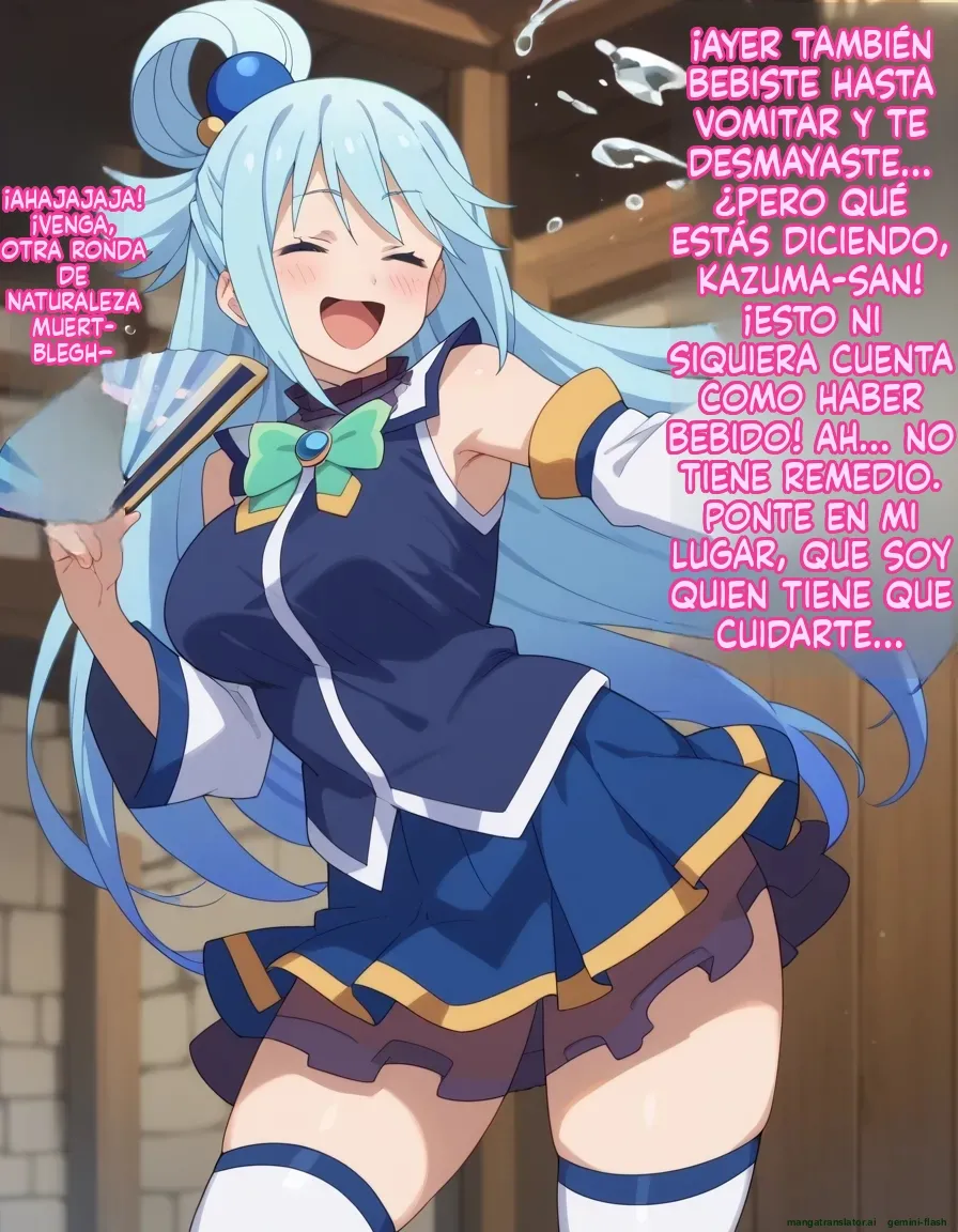 Michibata de Deisui Shiteru Aqua-sama ni Mizu ni Jouka Dekinai Kurai Kotteri Zaamen Sosoide Mudan Haramase Shichau Hanashi  MTL page 5 full