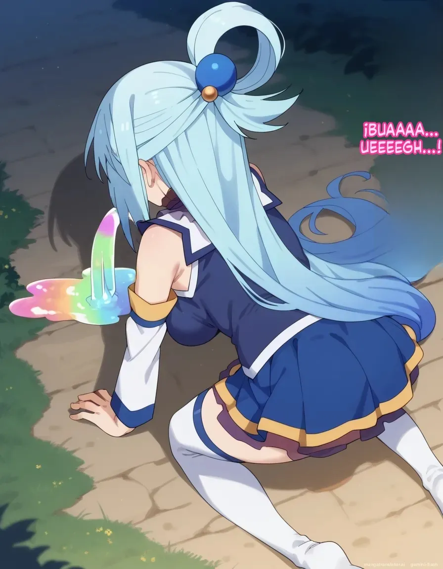 Michibata de Deisui Shiteru Aqua-sama ni Mizu ni Jouka Dekinai Kurai Kotteri Zaamen Sosoide Mudan Haramase Shichau Hanashi  MTL page 6 full