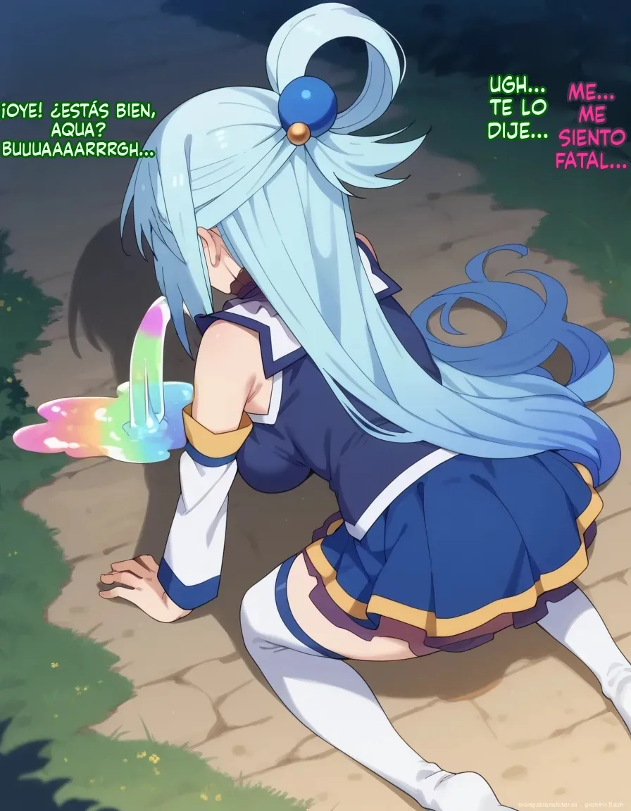 Michibata de Deisui Shiteru Aqua-sama ni Mizu ni Jouka Dekinai Kurai Kotteri Zaamen Sosoide Mudan Haramase Shichau Hanashi  MTL page 7 full