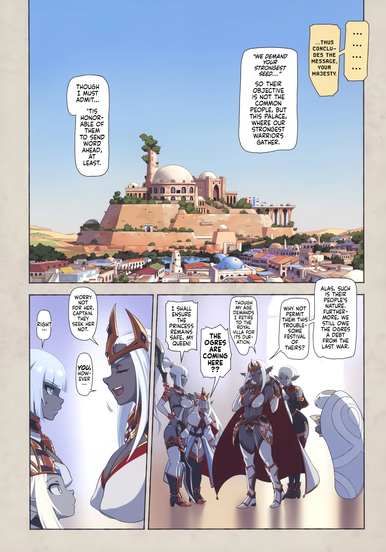 Ogre tai Dark Elf Soushuuhen Plus | Ogre Vs Dark Elf Omnibus Plus page 3 full