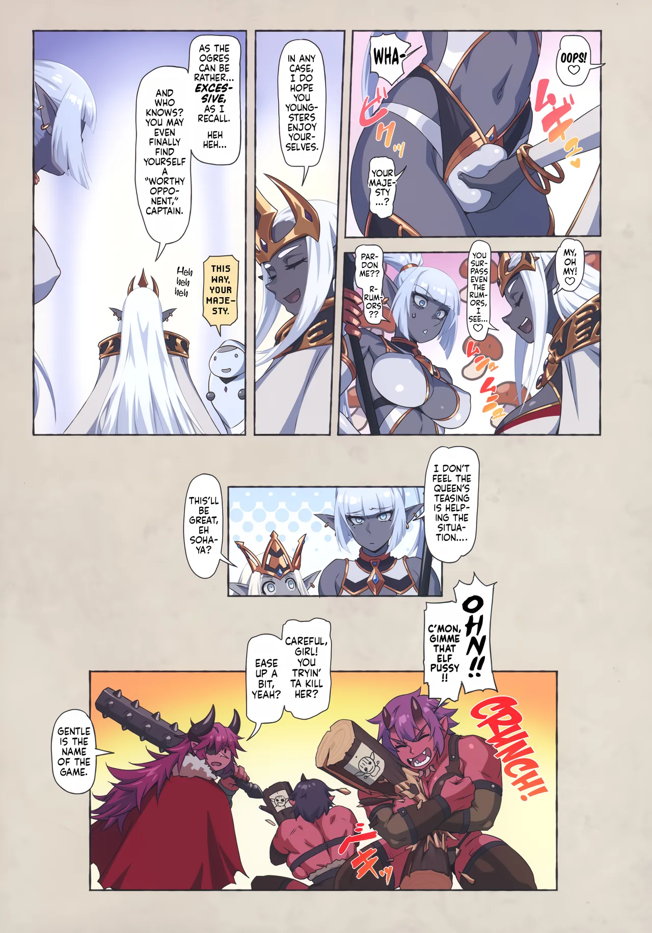Ogre tai Dark Elf Soushuuhen Plus | Ogre Vs Dark Elf Omnibus Plus page 4 full