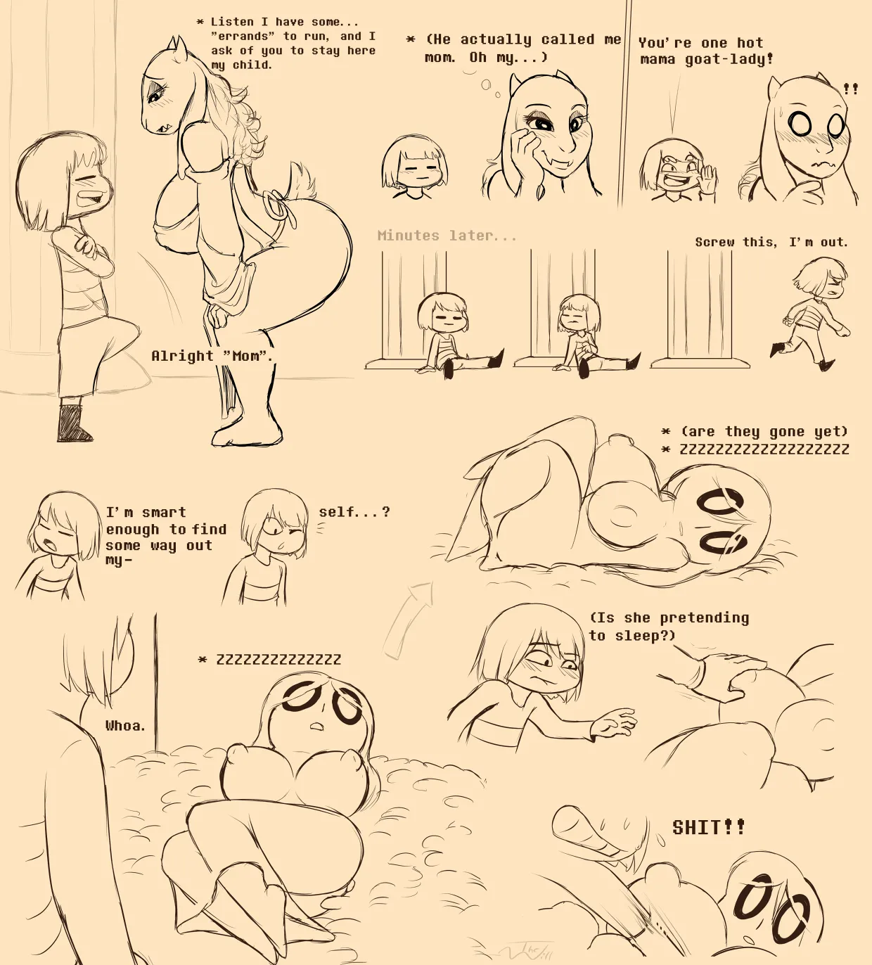 Undertail: Monster-Girl Edition page 9 full