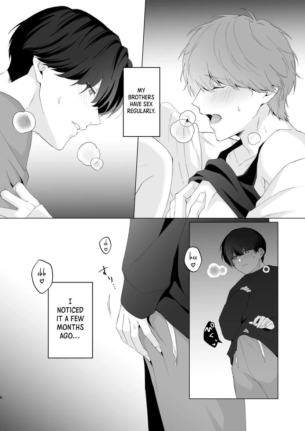 San Kyodai de Nakayoshi Etchi Chinan Ukete page 6 full