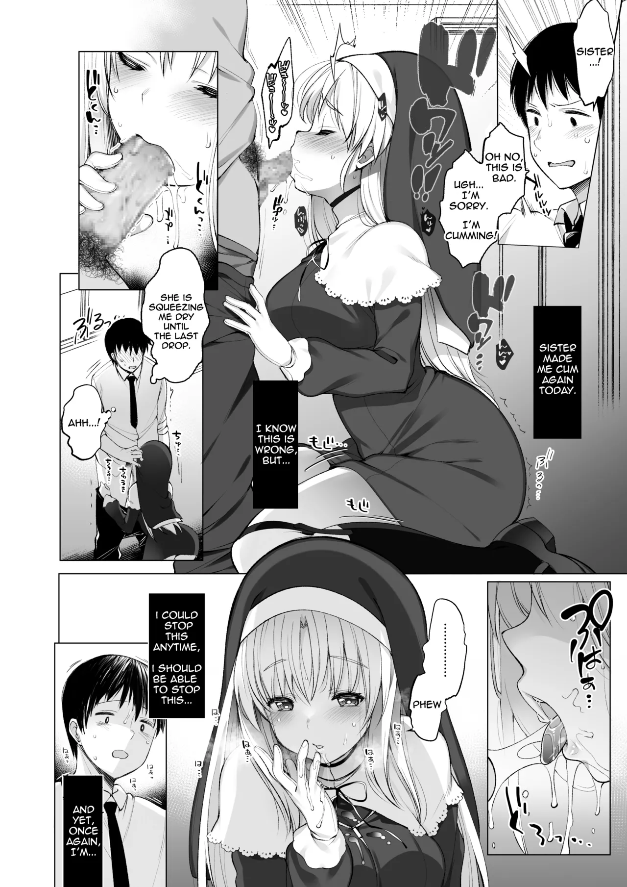 Sister Cleaire no Midara na Himitsu - Sister Claire's Indecent Secret page 9 full