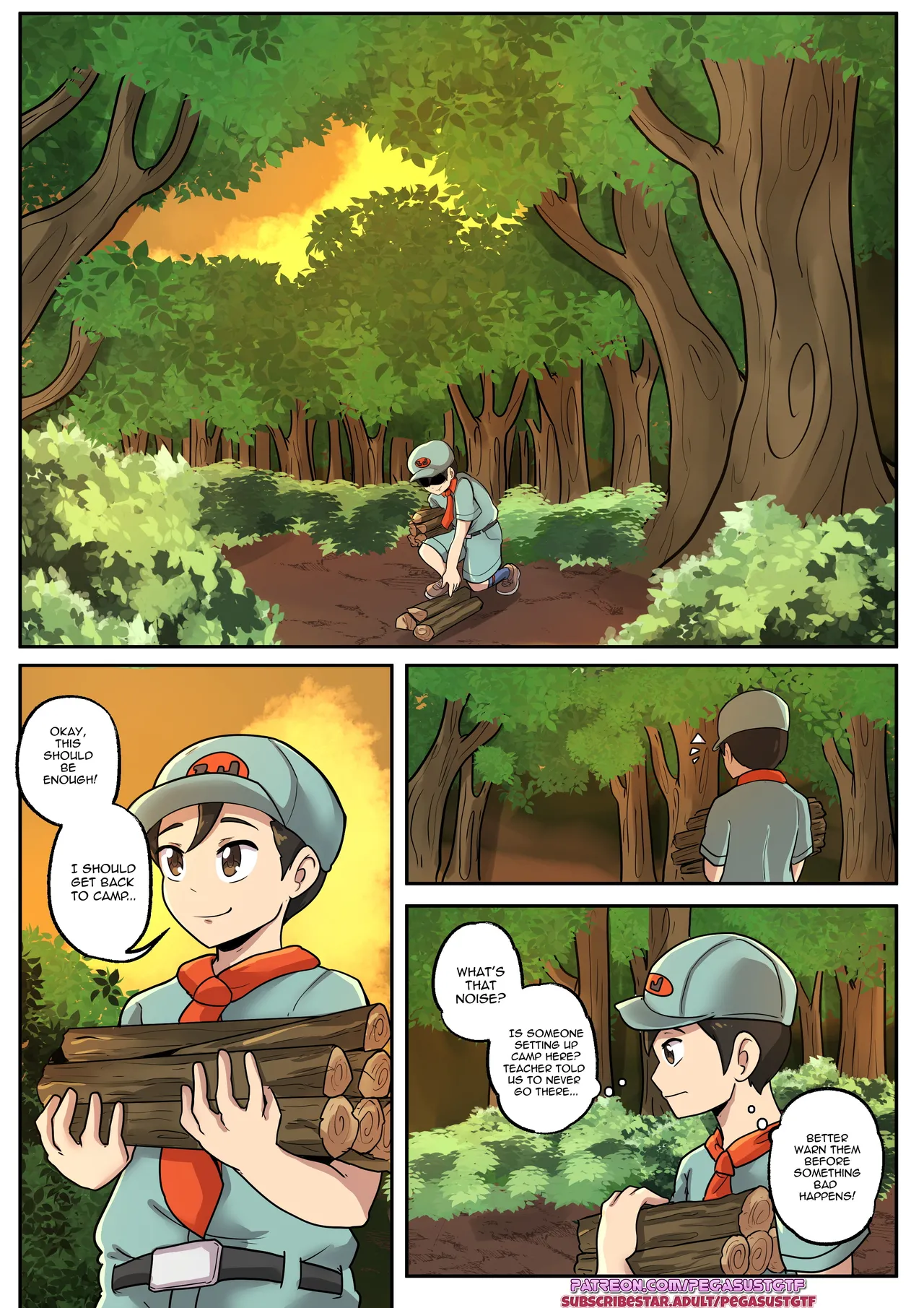 PegasusTgTF Camper into parasol lady. page 1 full