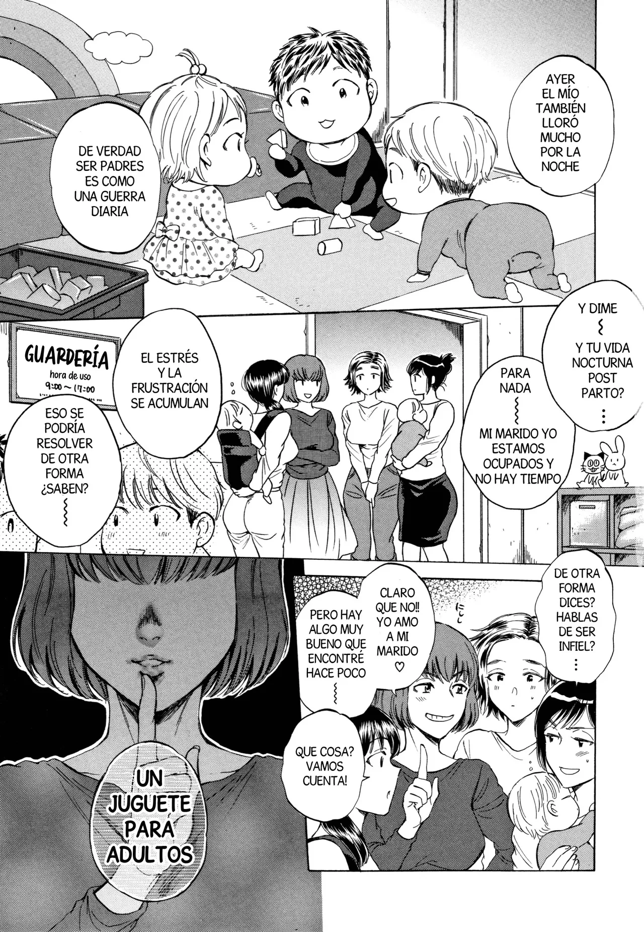 Fukuro Otoko ~Hitozuma-tachi no Himitsu no Vibe~ | El Tipo de la Bolsa ~Vibrador secreto de las amas de casa~ page 5 full