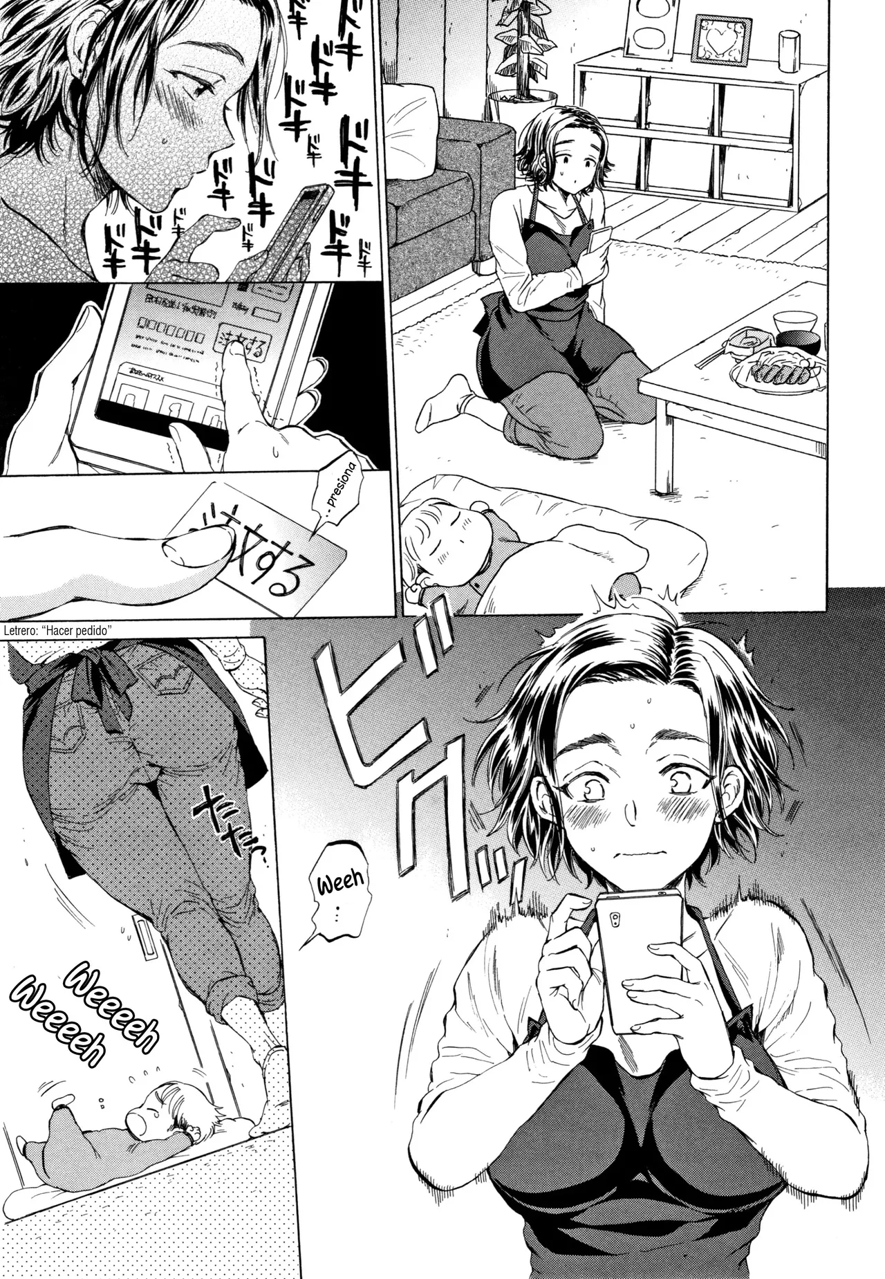 Fukuro Otoko ~Hitozuma-tachi no Himitsu no Vibe~ | El Tipo de la Bolsa ~Vibrador secreto de las amas de casa~ page 7 full