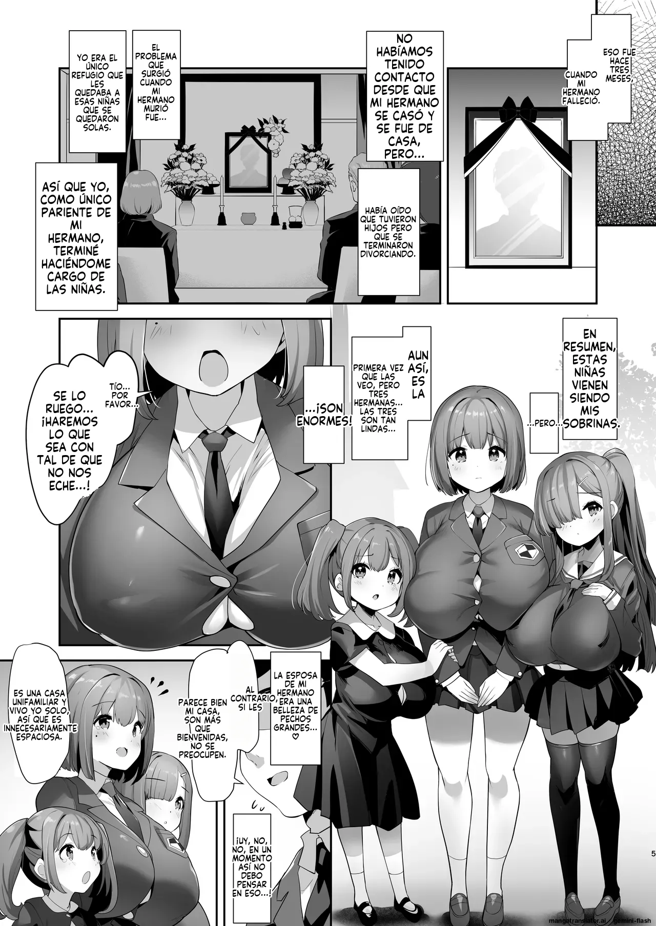 Mei Chichi Harem Mecha Amaetekuru Kogara Bakunyuu Meikko  MTL page 4 full
