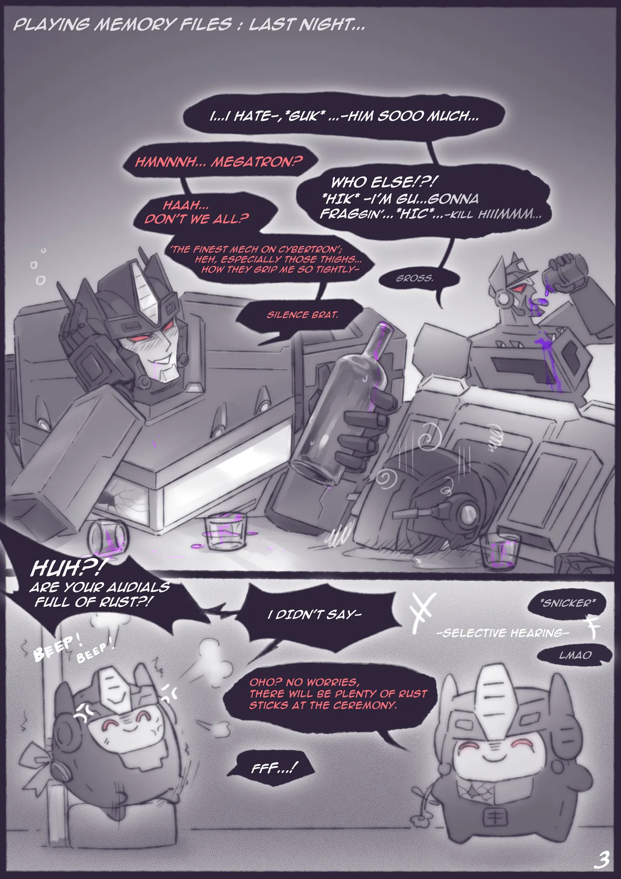 Shattered Glass! MOP Wedding Comic page 4 full