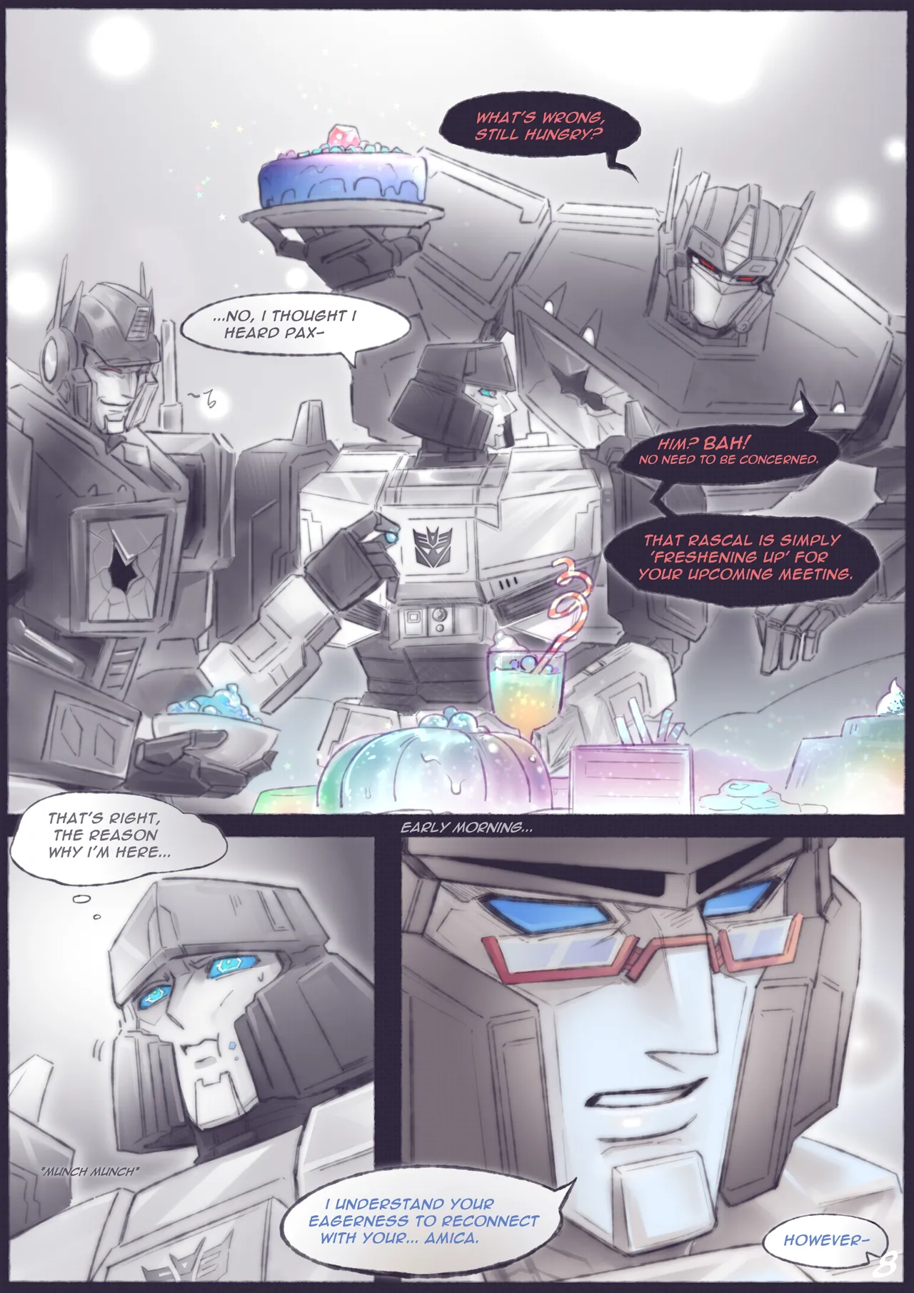 Shattered Glass! MOP Wedding Comic page 9 full