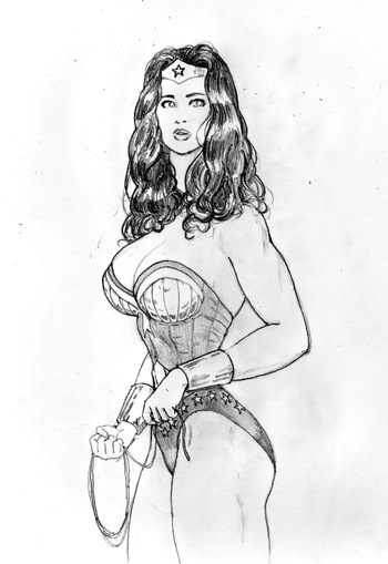 [Ksennin] Wonder Woman Crossover cover