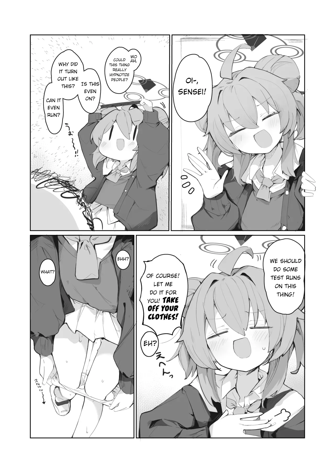 veritasu saiminn honn | A book about Veritas being hypnotized page 9 full