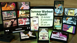 Summer Workout Artpack