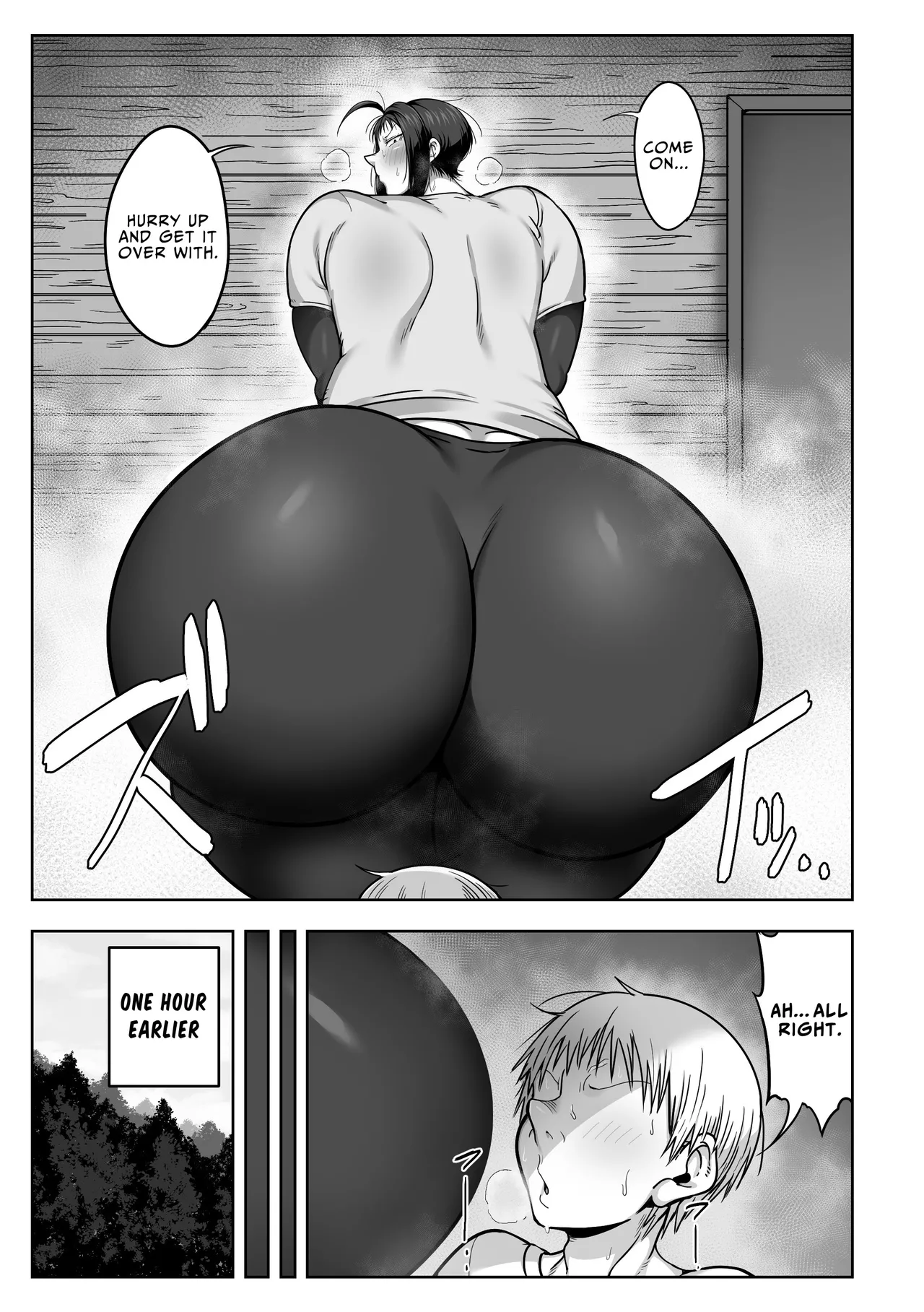 Dekashiri Sensei ~Akogare no Sensei no Kyojiri o Yamagoya de Hitorijime suru Hanashi | Fatass Teacher ~The Story Of How I Made My Teacher With The Fat Ass I'm Crazy About All To Myself In A Mountain Shack~ page 3 full
