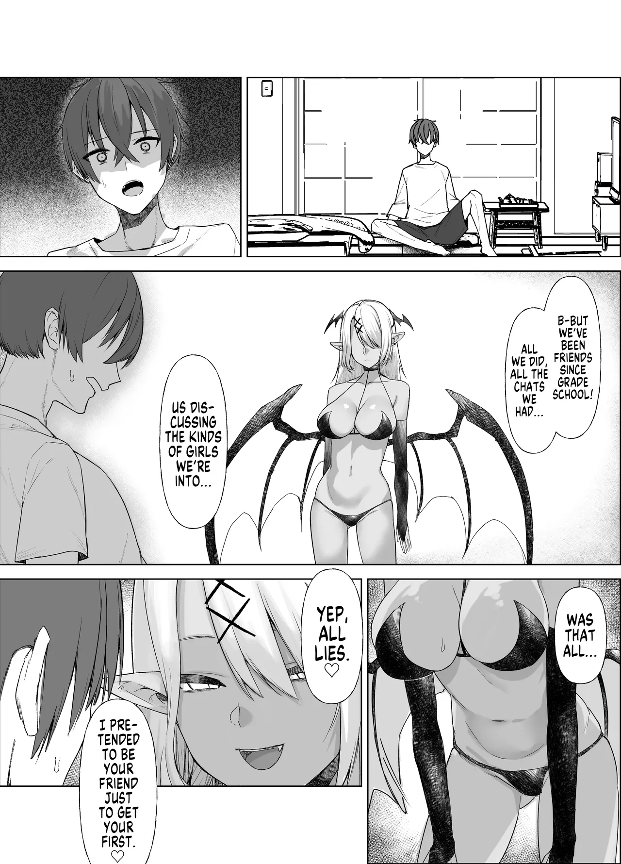 TS Lies ~How My Best Friend Turned Out to Be a Succubus Going After My Virginity~ page 12 full
