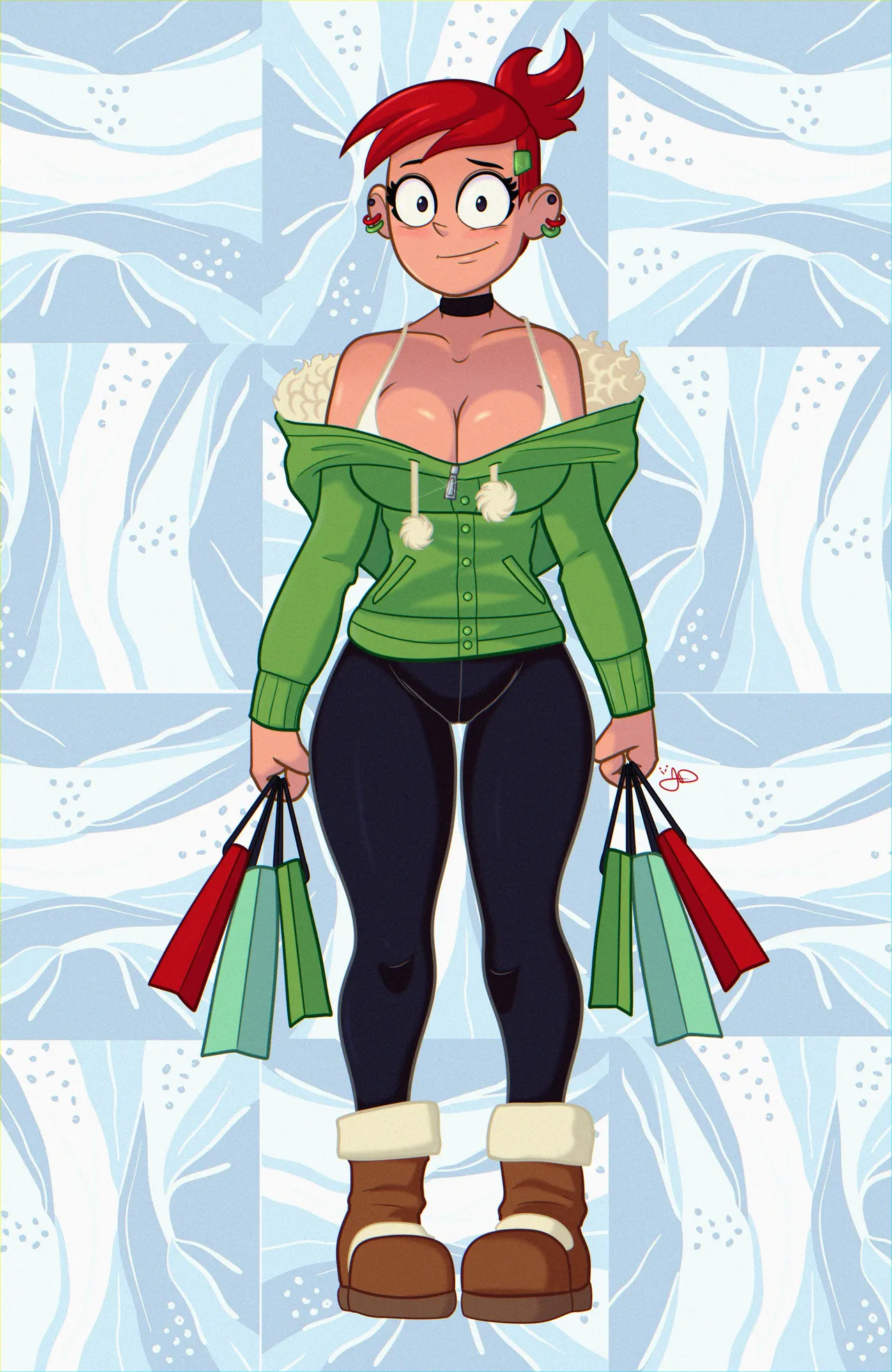 Christmas Pinups page 8 full