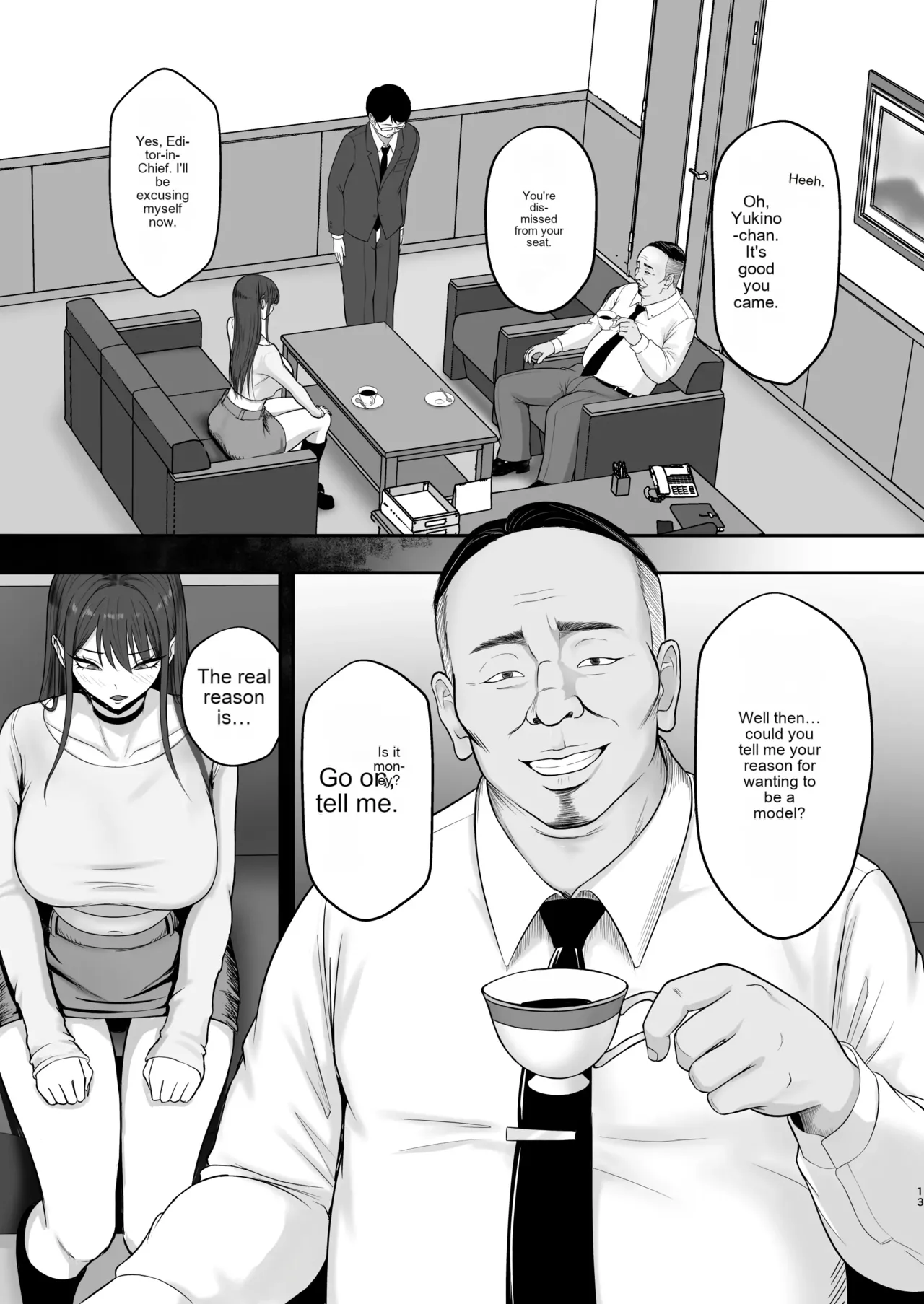 Akogare no Model Jimusho ni Haitta Kekka… page 12 full