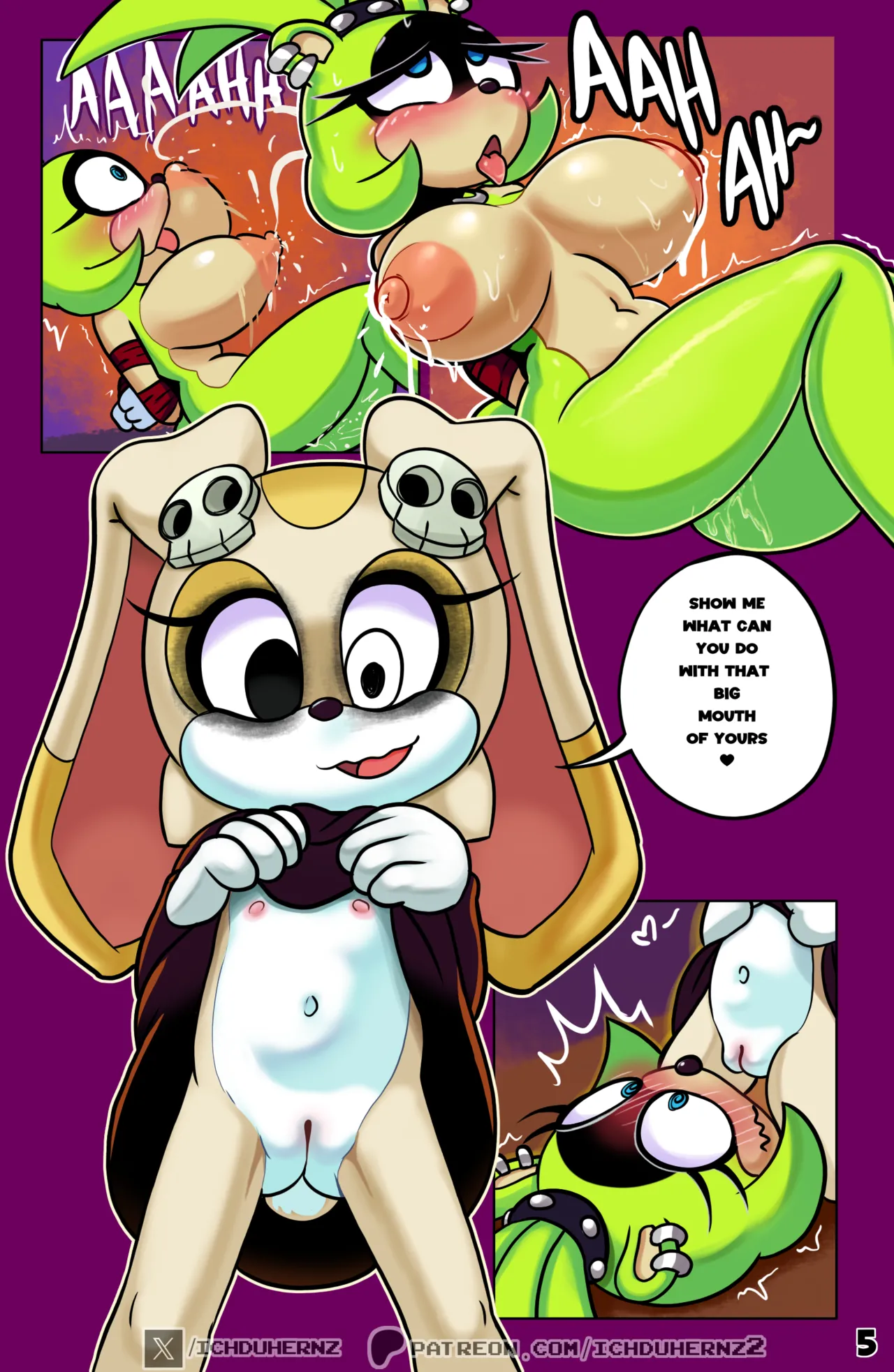 Tails and Cream Halloween Moment page 6 full
