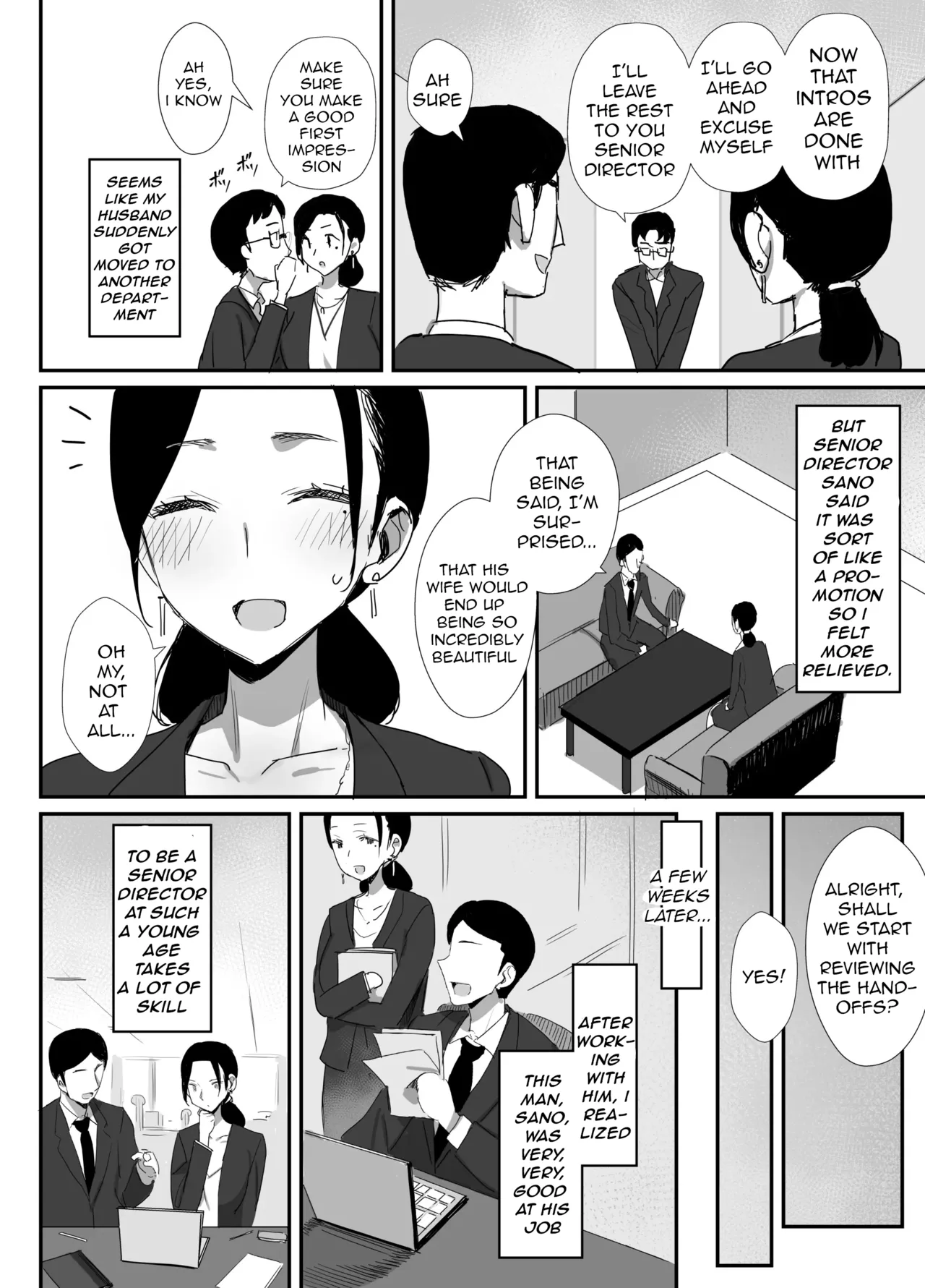 Shokuba Fukki shita Hitozuma ga Netorare Ochiru made | Until the MILF at Work Falls to NTR page 4 full