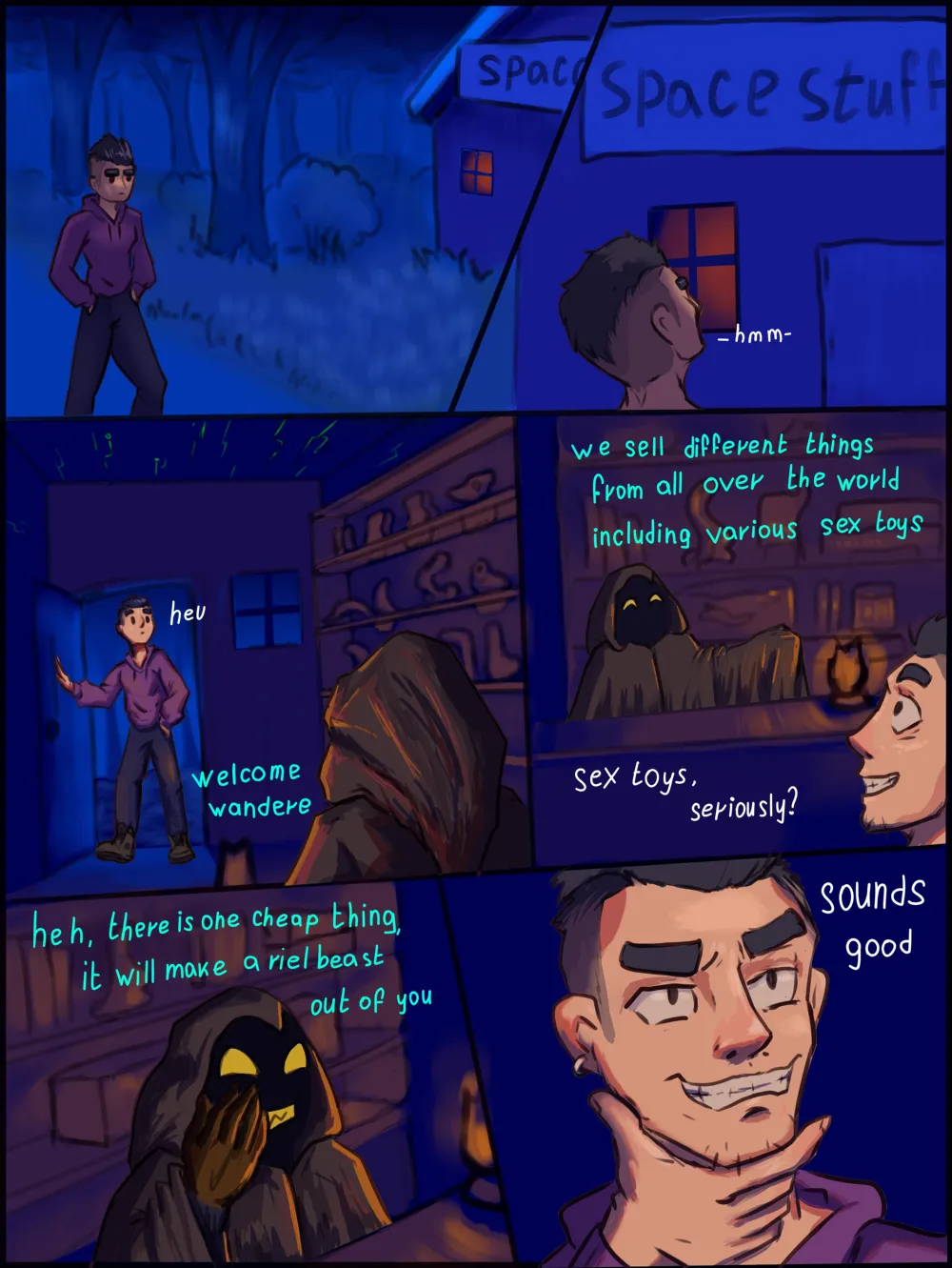 Space Beast page 1 full
