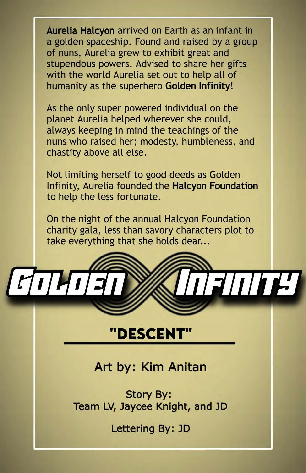 Golden Infinity Issue 1 page 2 full